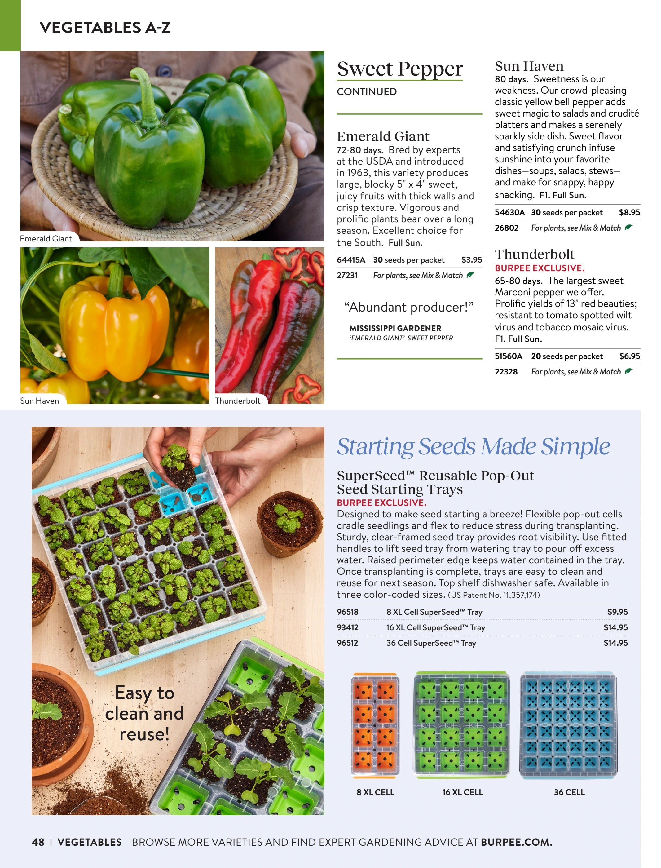 Burpee Annual Seed Catalog Weekly Ad January 1 - December 31, 2026