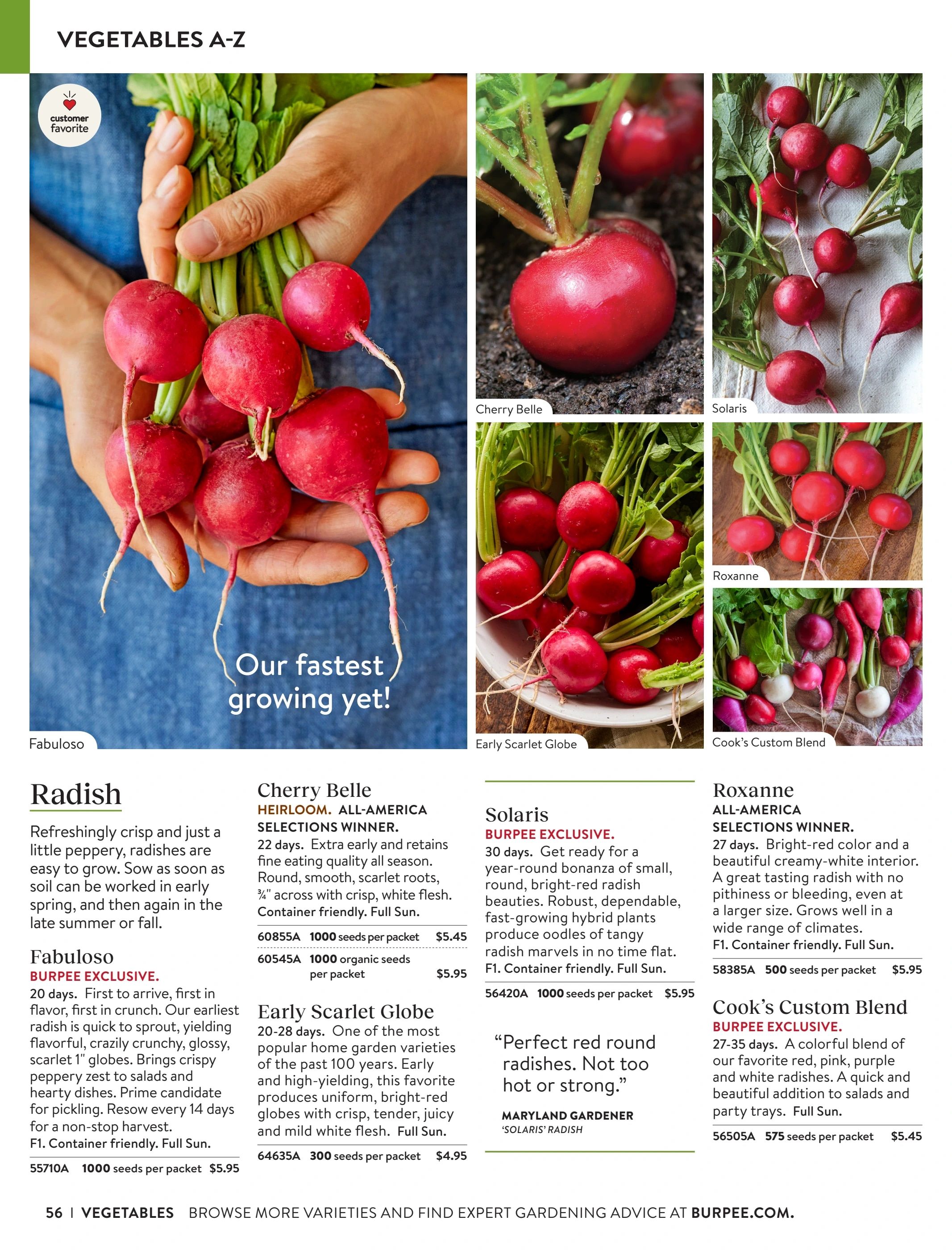 Burpee Annual Seed Catalog Weekly Ad January 1 - December 31, 2026