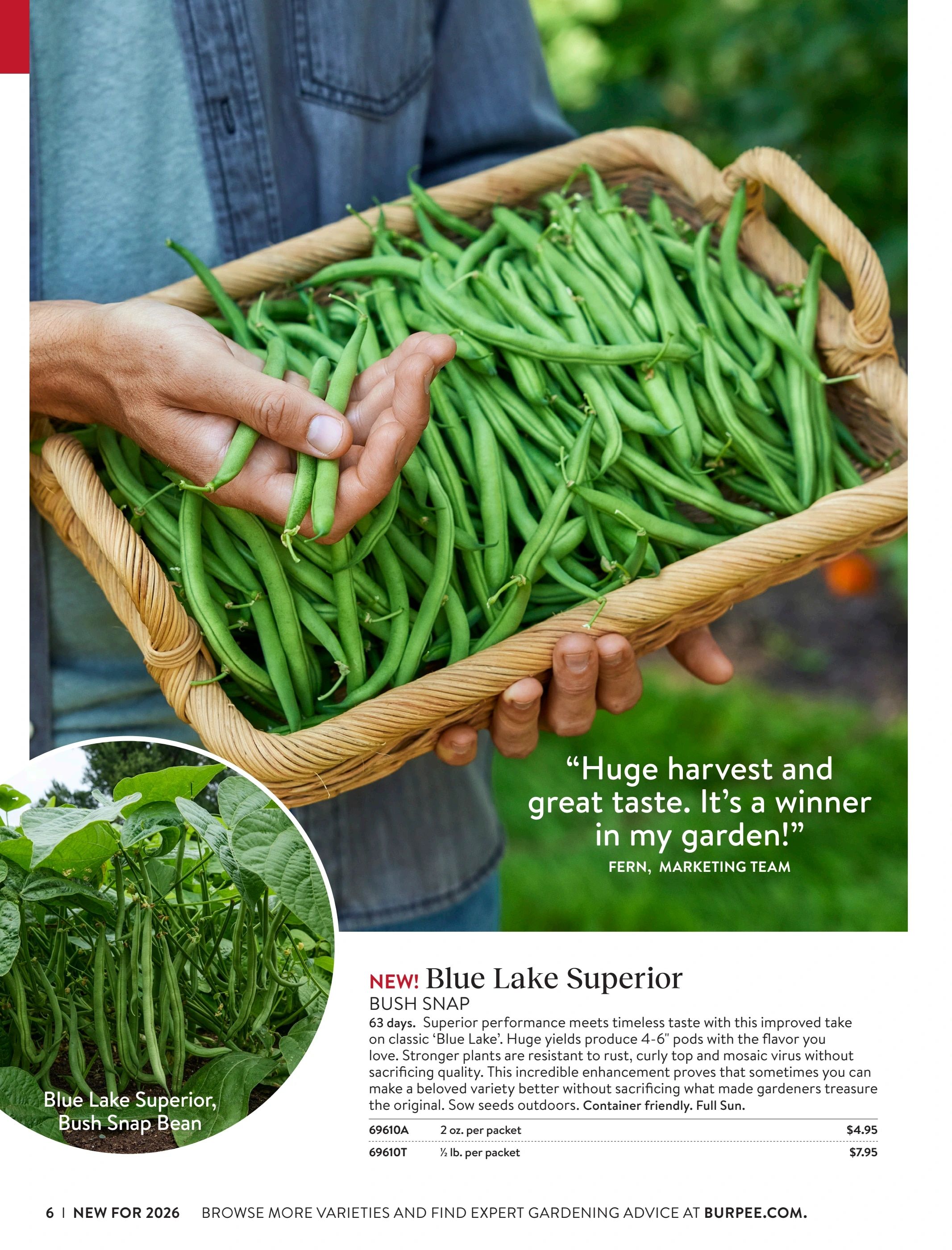 Burpee Annual Seed Catalog Weekly Ad January 1 - December 31, 2026