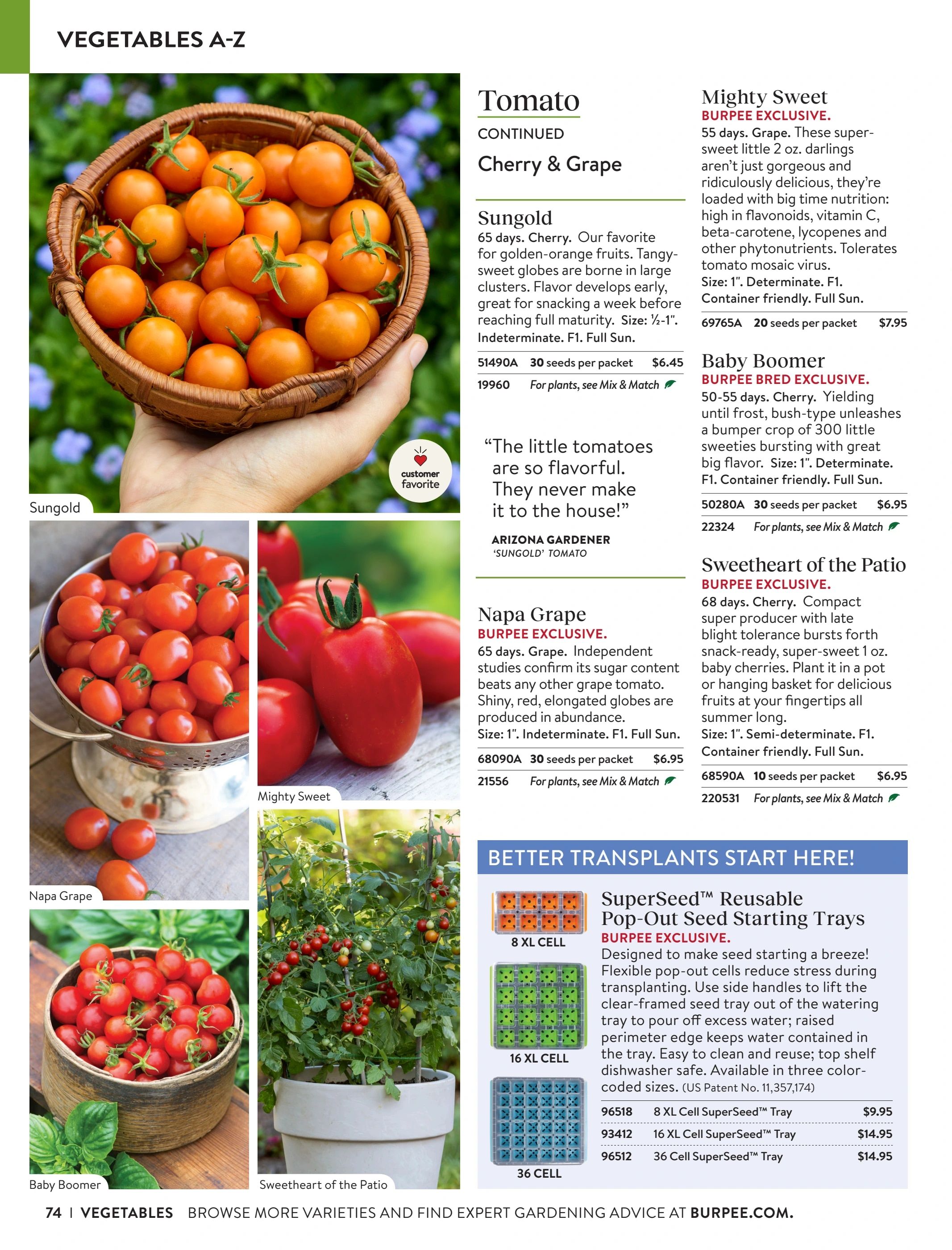 Burpee Annual Seed Catalog Weekly Ad January 1 - December 31, 2026