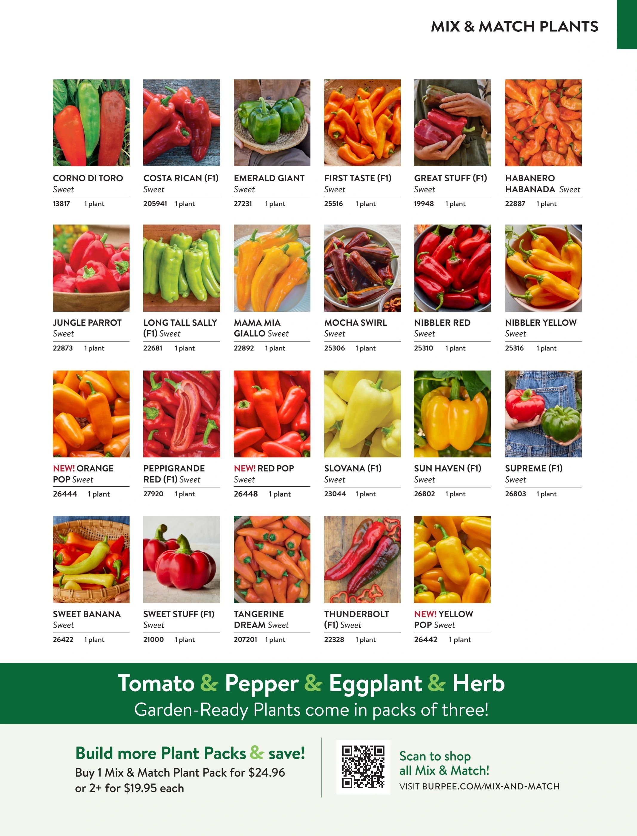 Burpee Annual Seed Catalog Weekly Ad January 1 - December 31, 2026