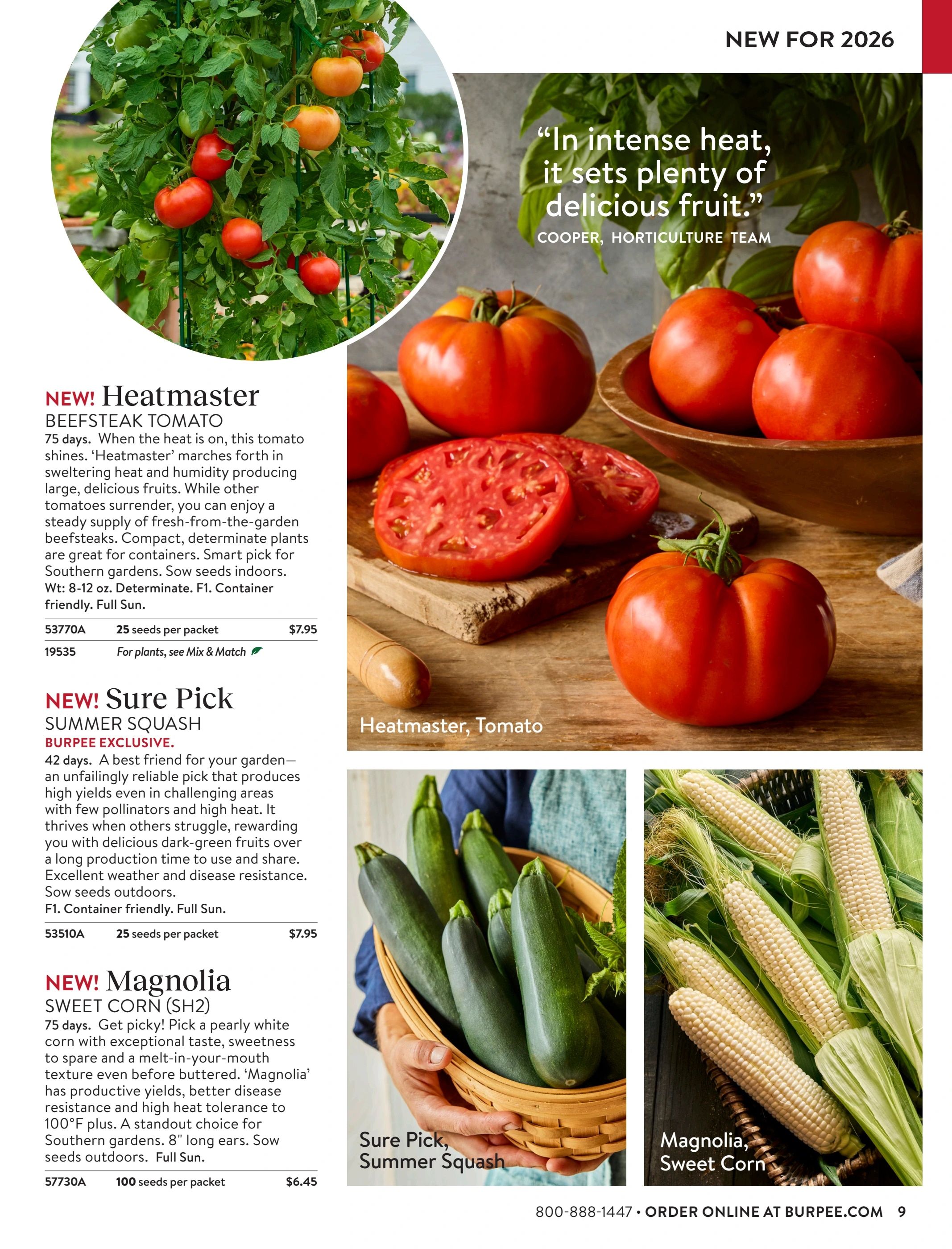 Burpee Annual Seed Catalog Weekly Ad January 1 - December 31, 2026