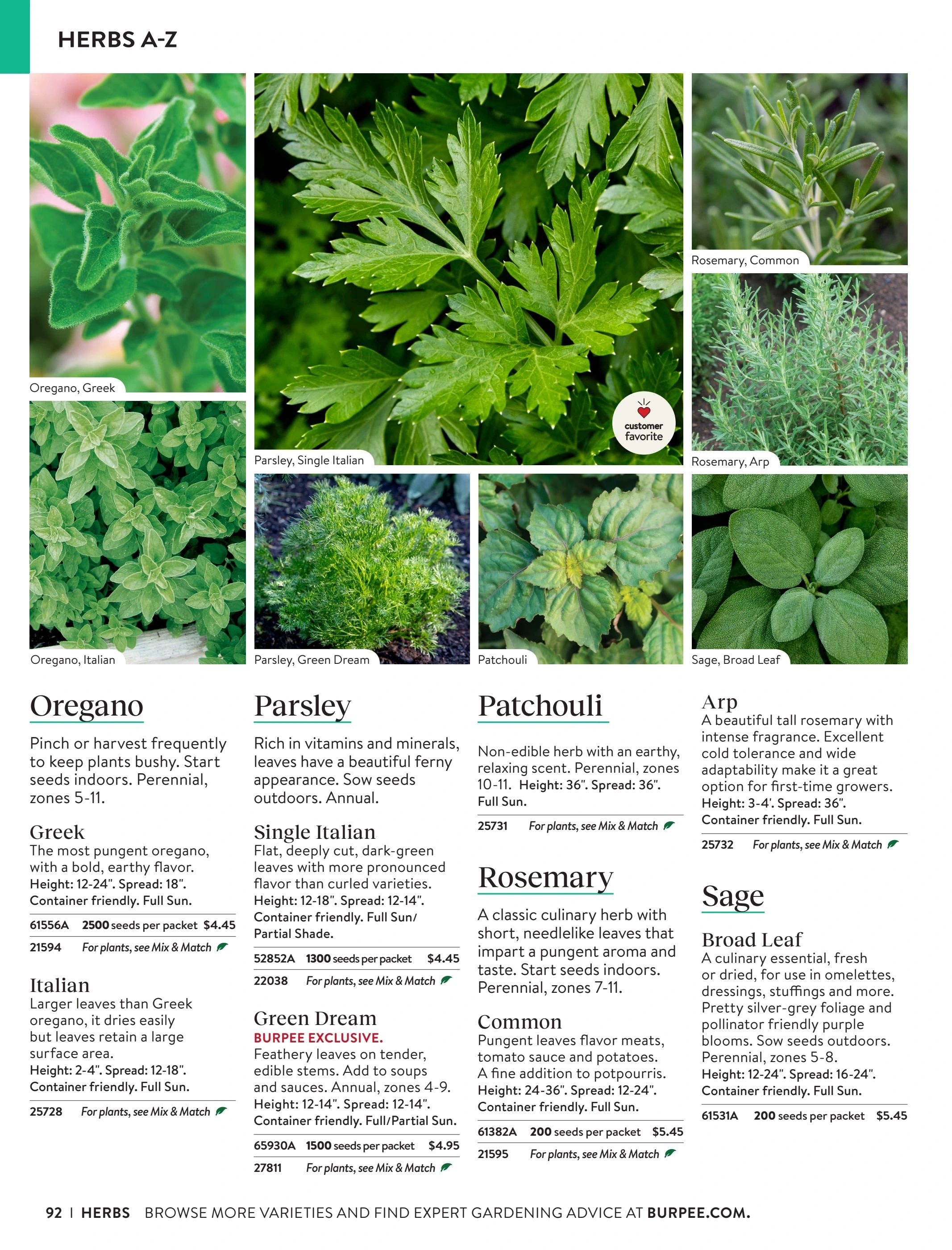 Burpee Annual Seed Catalog Weekly Ad January 1 - December 31, 2026