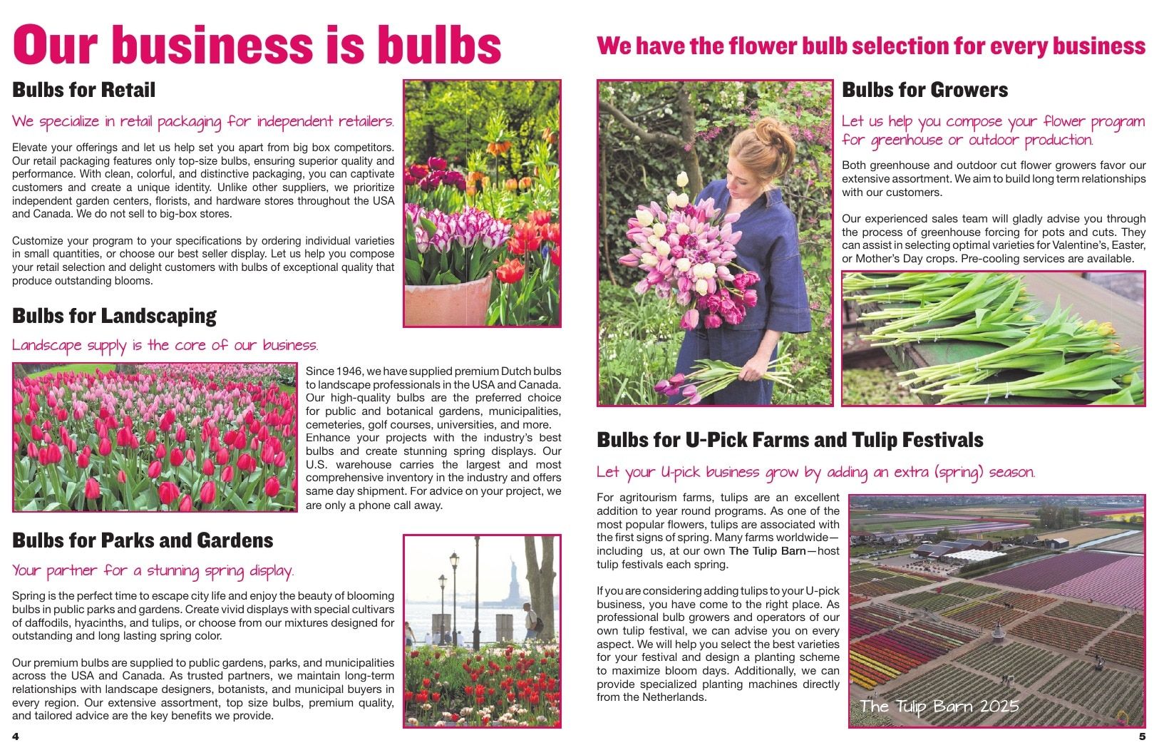 A.D.R. Bulbs Spring Wholesale Bulb Catalog Weekly Ad January 1 - December 31, 2026