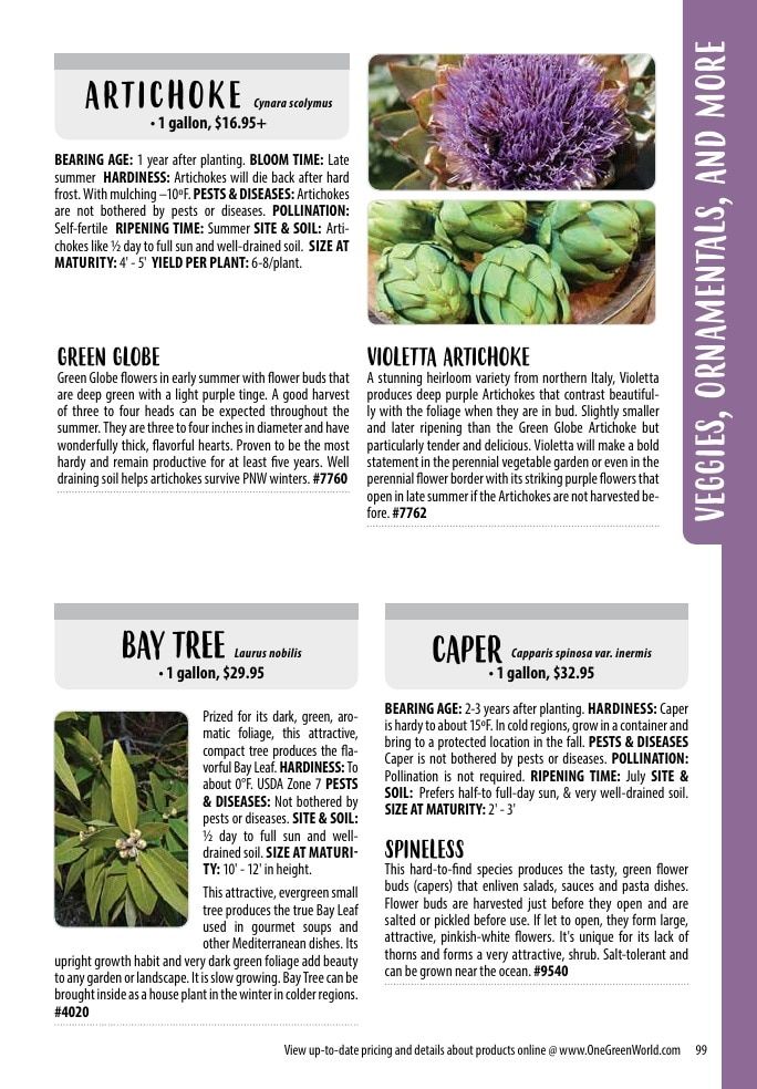 One Green World Annual Catalog Weekly Ad January 1 - December 31, 2026