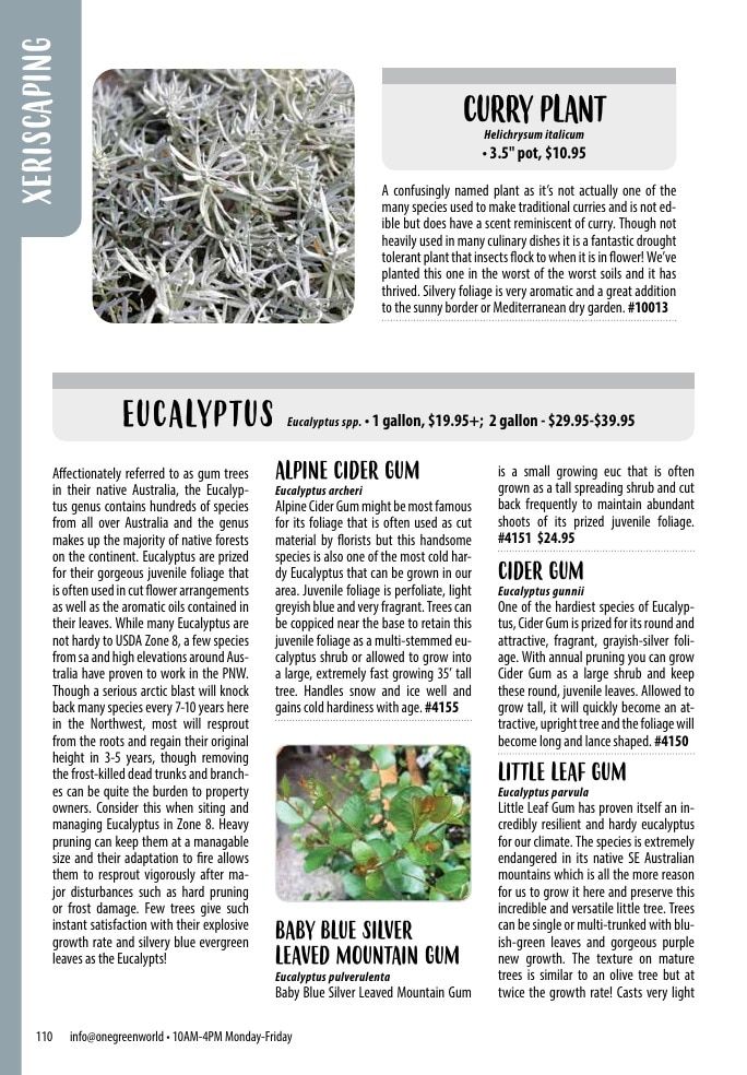 One Green World Annual Catalog Weekly Ad January 1 - December 31, 2026