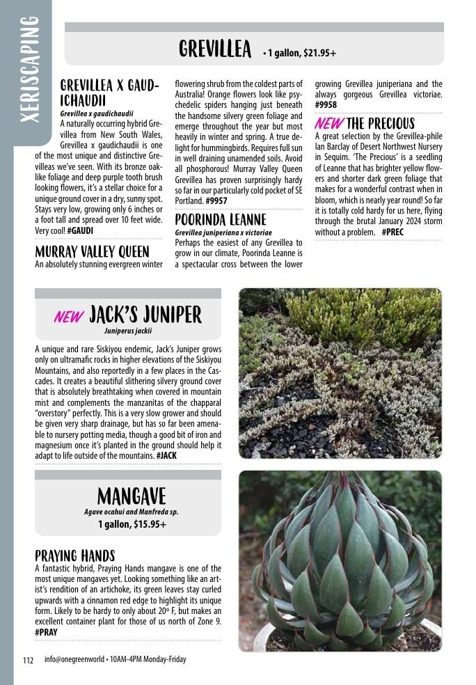 One Green World Annual Catalog Weekly Ad January 1 - December 31, 2026