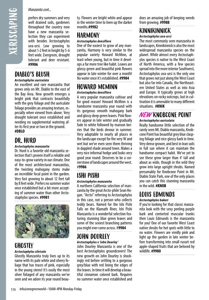 One Green World Annual Catalog Weekly Ad January 1 - December 31, 2026
