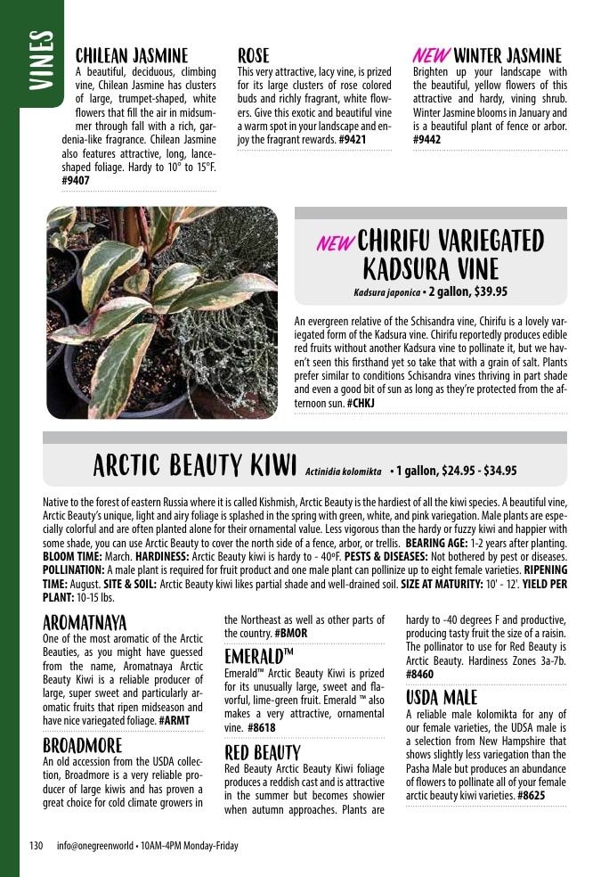 One Green World Annual Catalog Weekly Ad January 1 - December 31, 2026