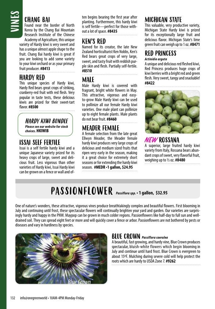 One Green World Annual Catalog Weekly Ad January 1 - December 31, 2026