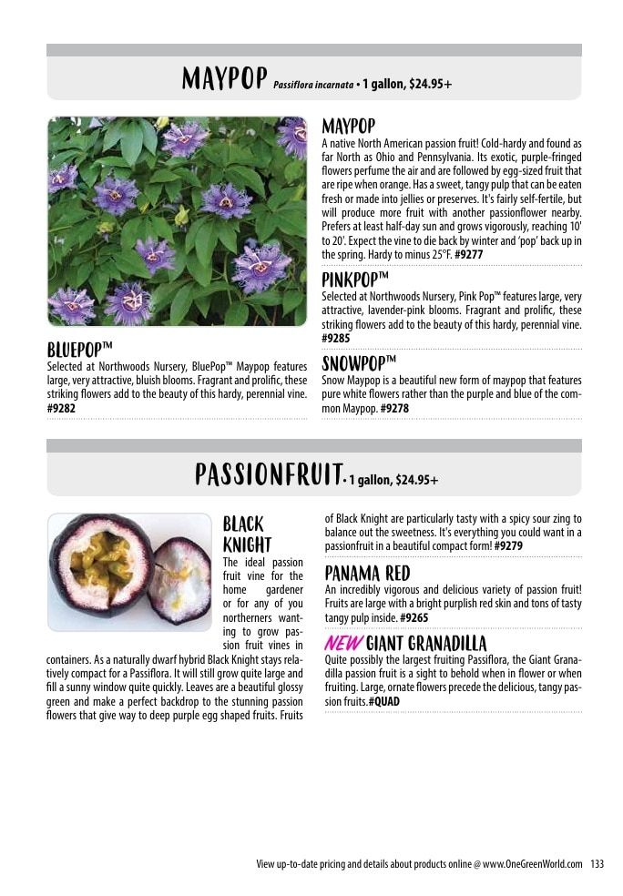 One Green World Annual Catalog Weekly Ad January 1 - December 31, 2026