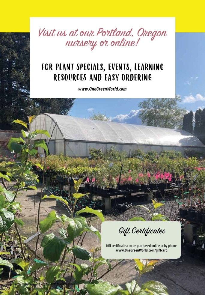 One Green World Annual Catalog Weekly Ad January 1 - December 31, 2026