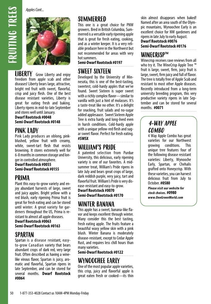 One Green World Annual Catalog Weekly Ad January 1 - December 31, 2026