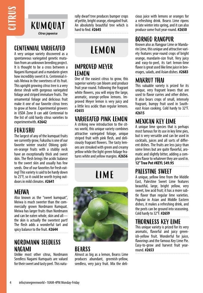 One Green World Annual Catalog Weekly Ad January 1 - December 31, 2026