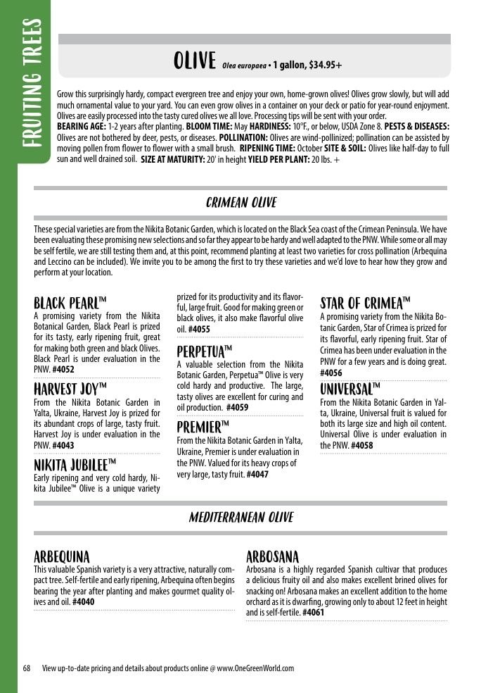One Green World Annual Catalog Weekly Ad January 1 - December 31, 2026