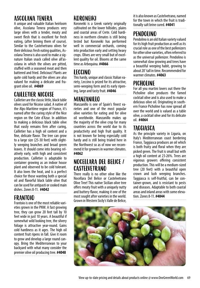 One Green World Annual Catalog Weekly Ad January 1 - December 31, 2026