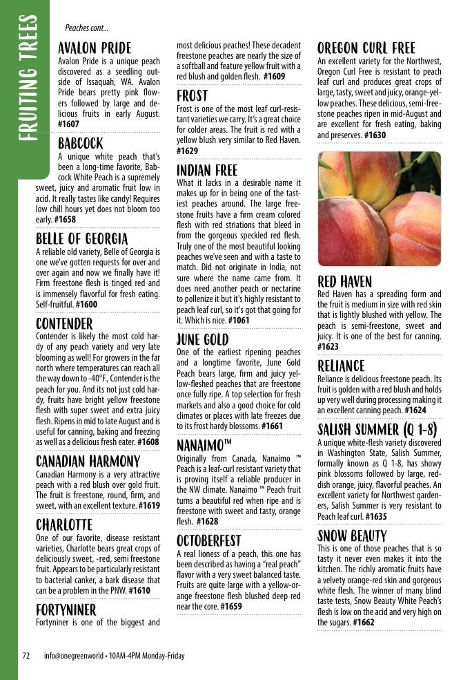 One Green World Annual Catalog Weekly Ad January 1 - December 31, 2026