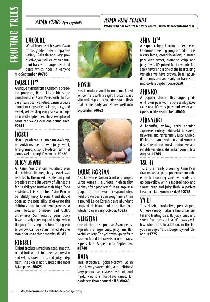 One Green World Annual Catalog Weekly Ad January 1 - December 31, 2026