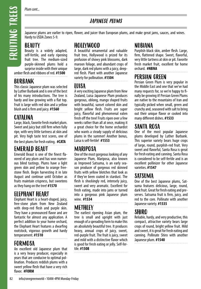 One Green World Annual Catalog Weekly Ad January 1 - December 31, 2026