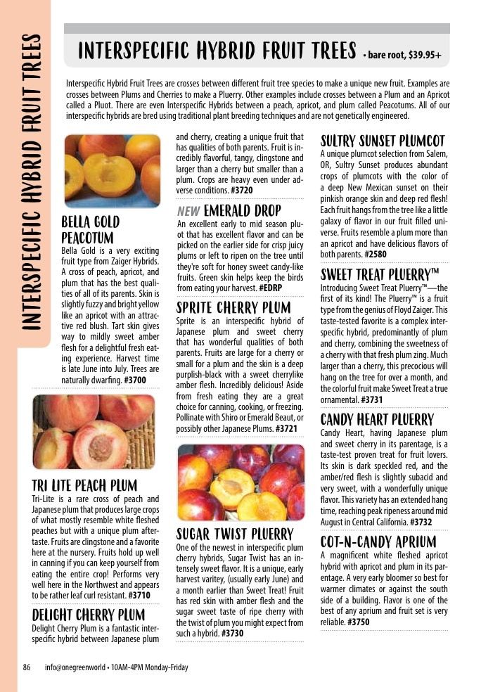 One Green World Annual Catalog Weekly Ad January 1 - December 31, 2026