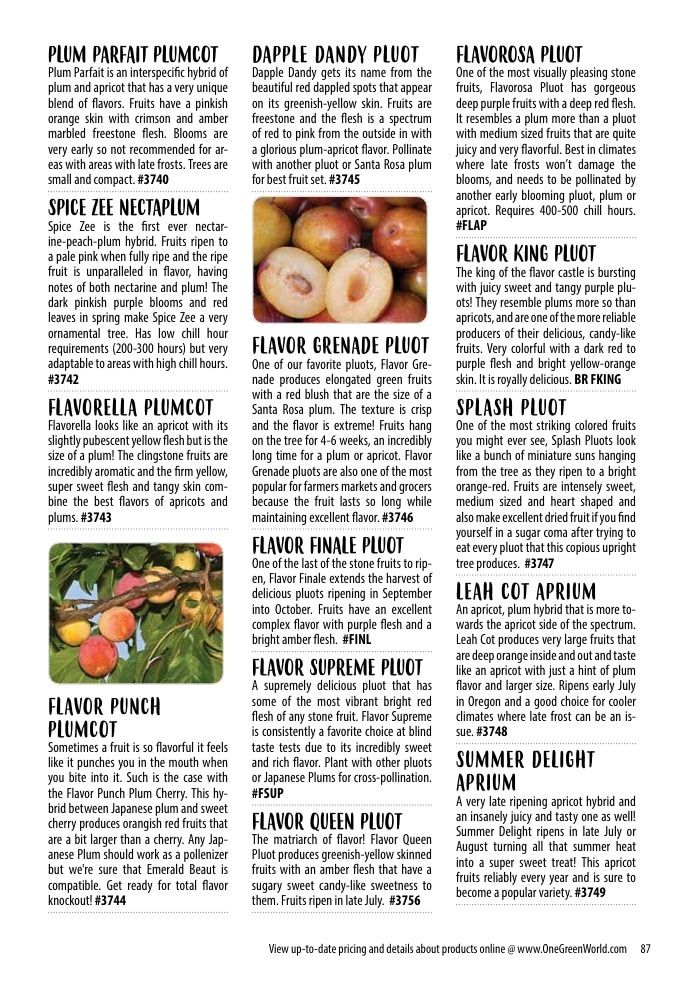 One Green World Annual Catalog Weekly Ad January 1 - December 31, 2026