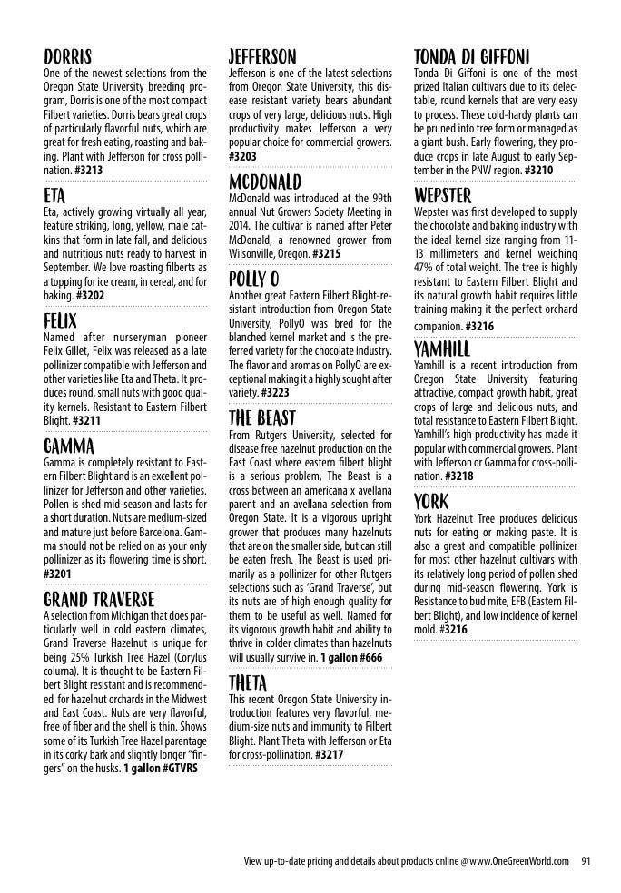 One Green World Annual Catalog Weekly Ad January 1 - December 31, 2026