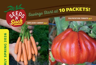 Seeds 'n Such Annual Seed Catalog Weekly Ad January 1 - December 31, 2026
