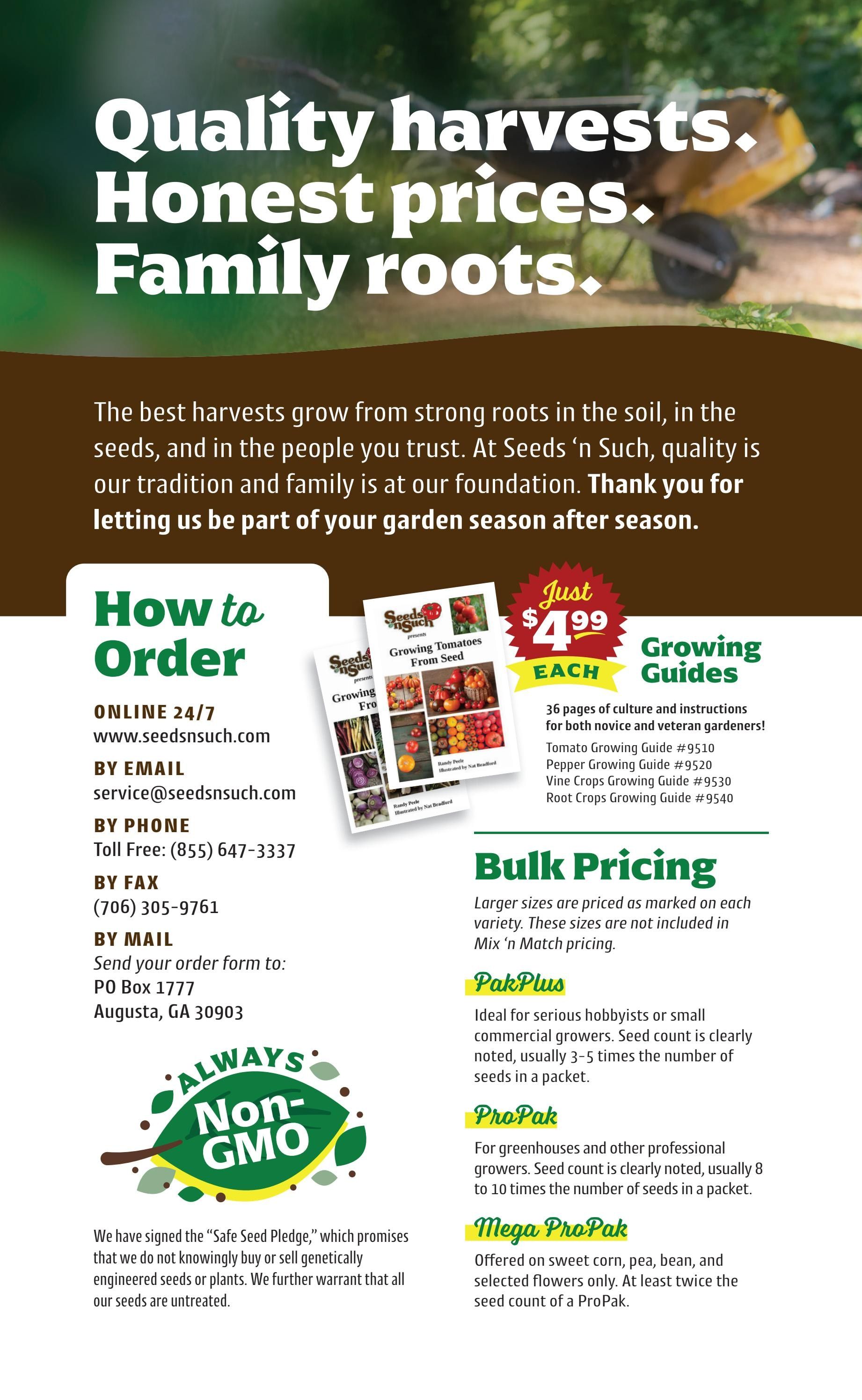 Seeds 'n Such Annual Seed Catalog Weekly Ad January 1 - December 31, 2026