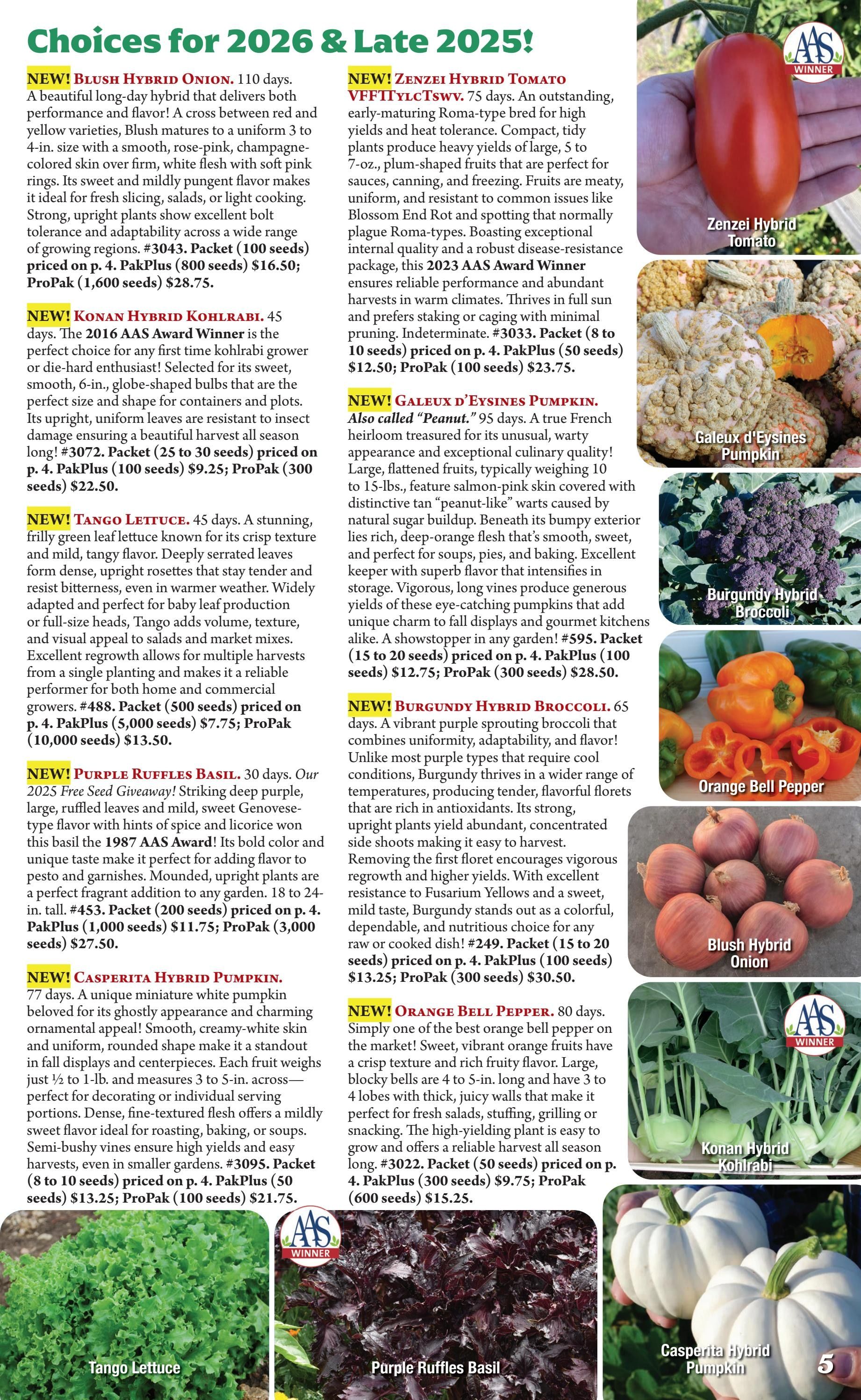 Seeds 'n Such Annual Seed Catalog Weekly Ad January 1 - December 31, 2026