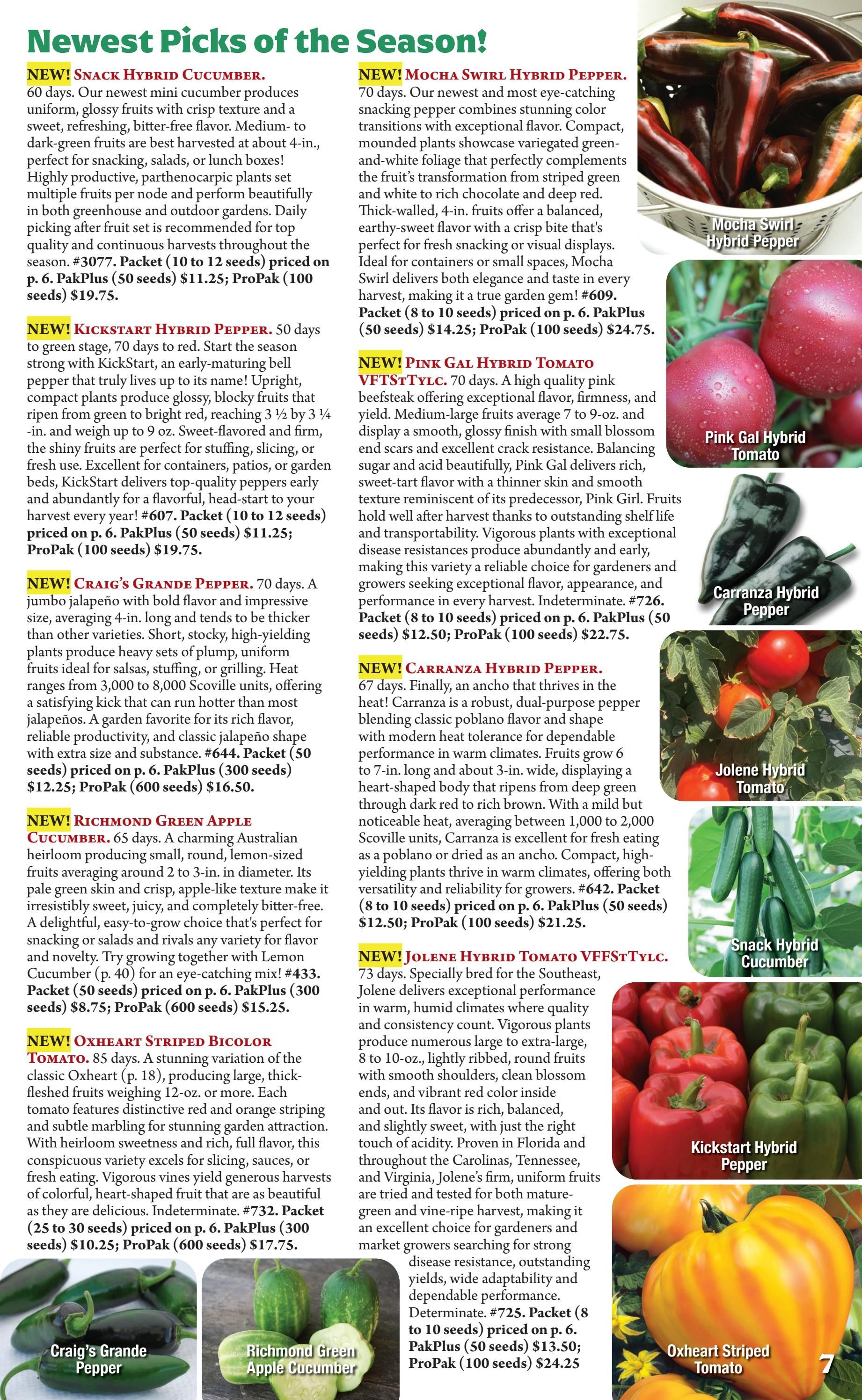 Seeds 'n Such Annual Seed Catalog Weekly Ad January 1 - December 31, 2026