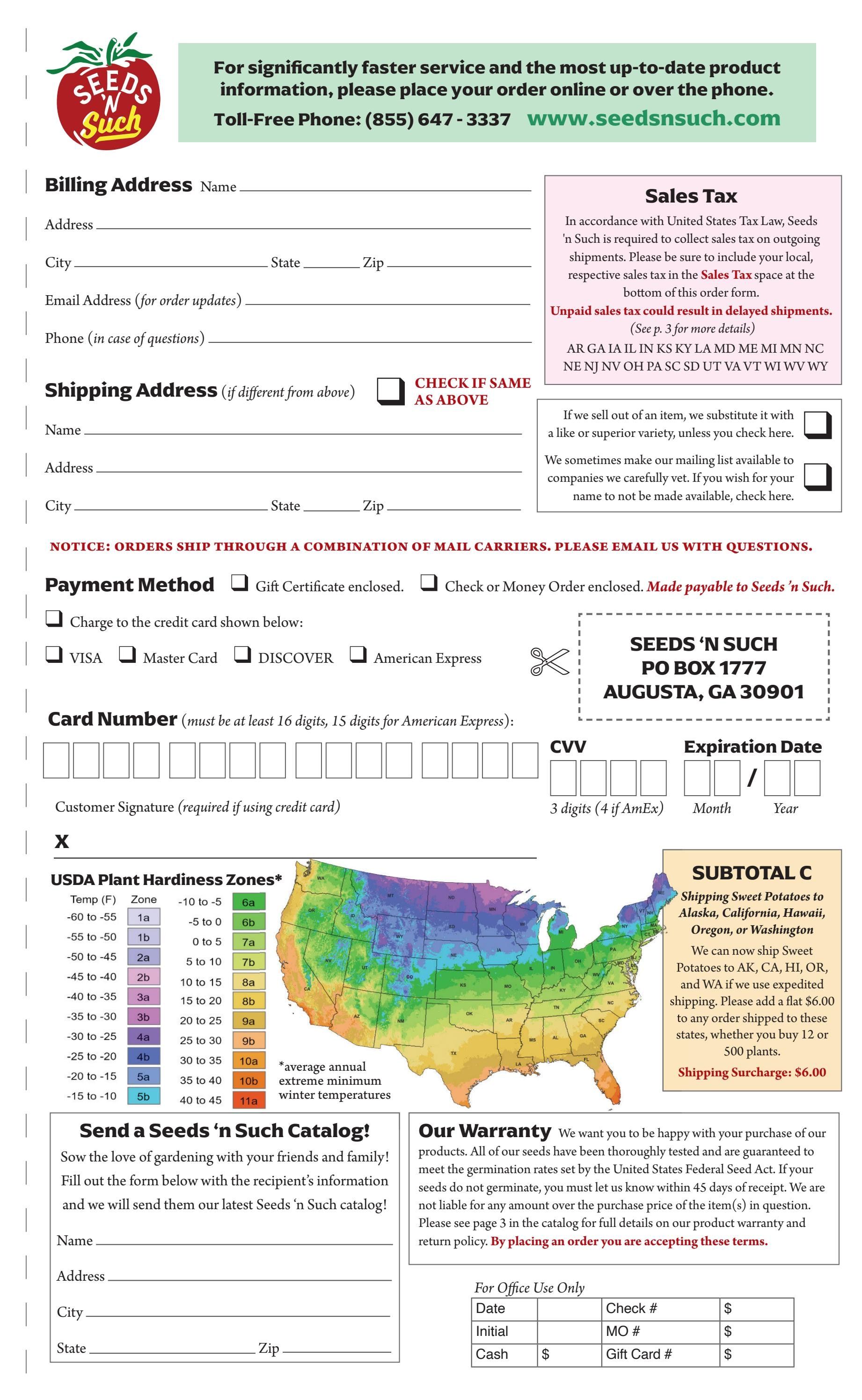 Seeds 'n Such Annual Seed Catalog Weekly Ad January 1 - December 31, 2026