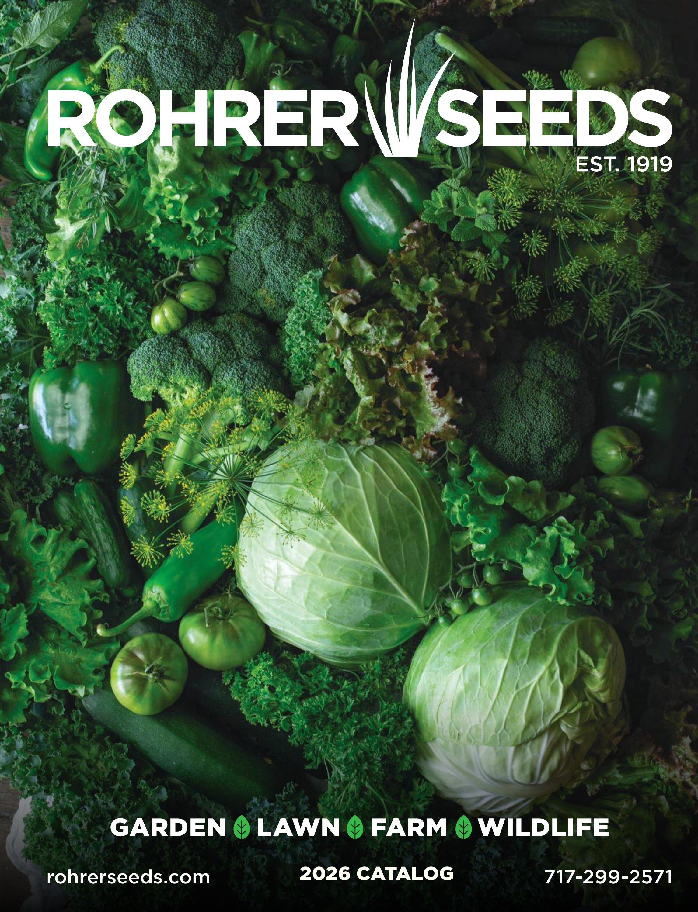 Rohrer Seeds Annual Seed Catalog Weekly Ad January 1 - December 31, 2026