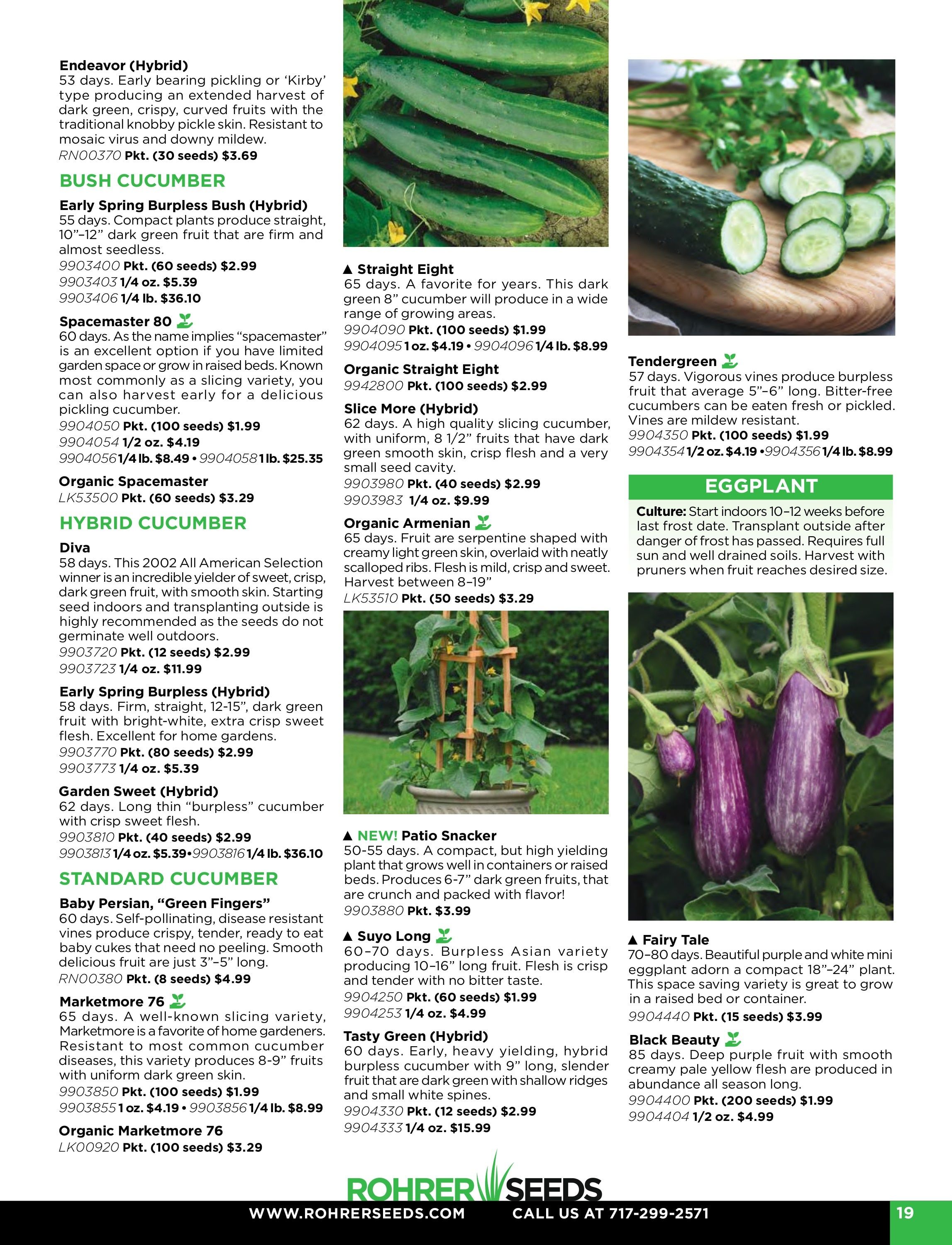 Rohrer Seeds Annual Seed Catalog Weekly Ad January 1 - December 31, 2026