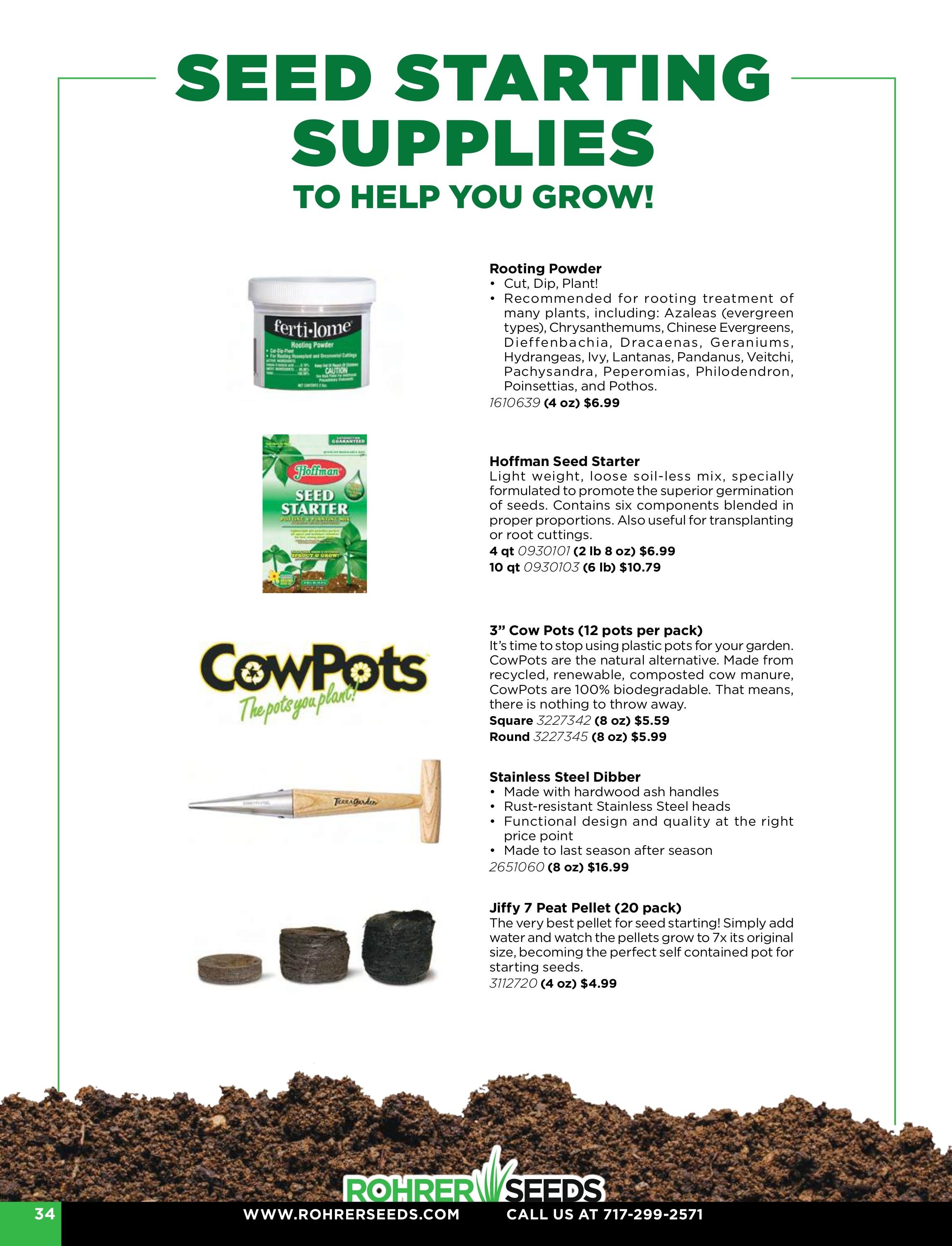 Rohrer Seeds Annual Seed Catalog Weekly Ad January 1 - December 31, 2026