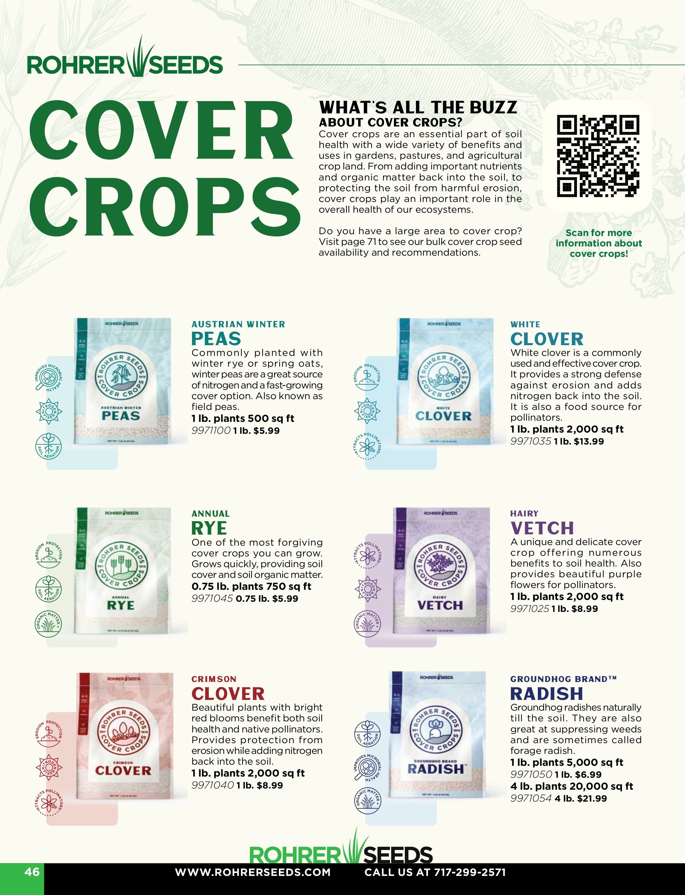 Rohrer Seeds Annual Seed Catalog Weekly Ad January 1 - December 31, 2026