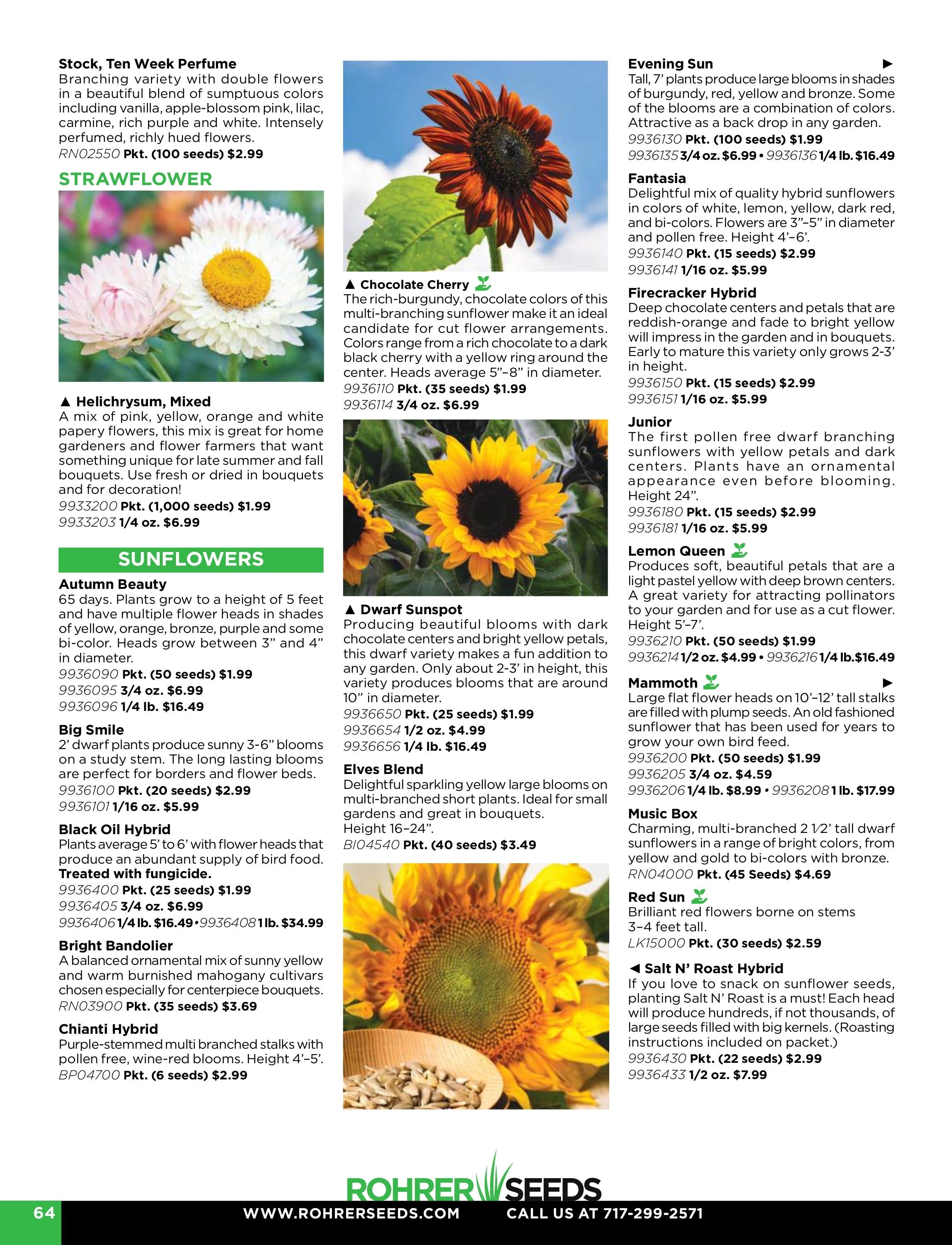 Rohrer Seeds Annual Seed Catalog Weekly Ad January 1 - December 31, 2026