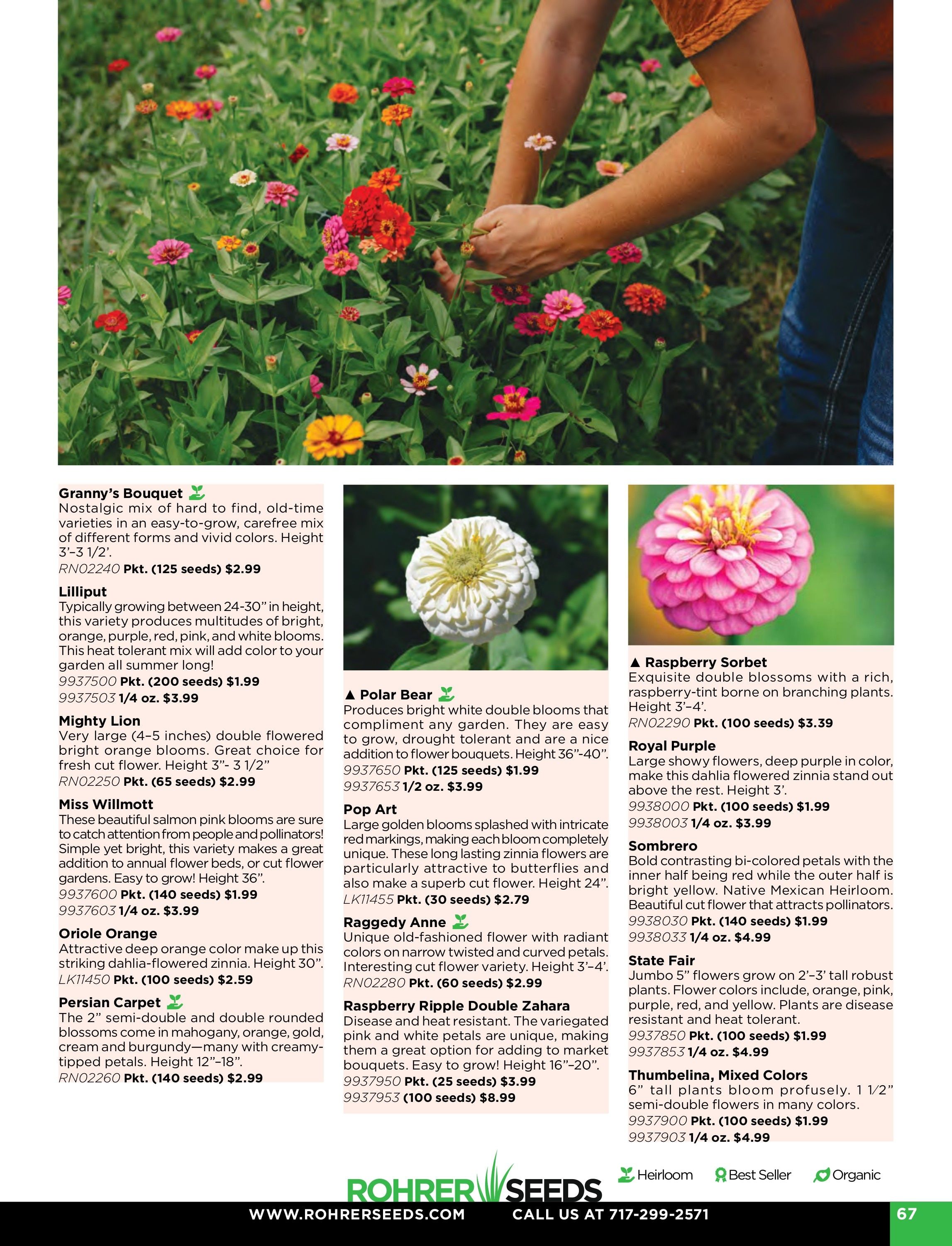 Rohrer Seeds Annual Seed Catalog Weekly Ad January 1 - December 31, 2026