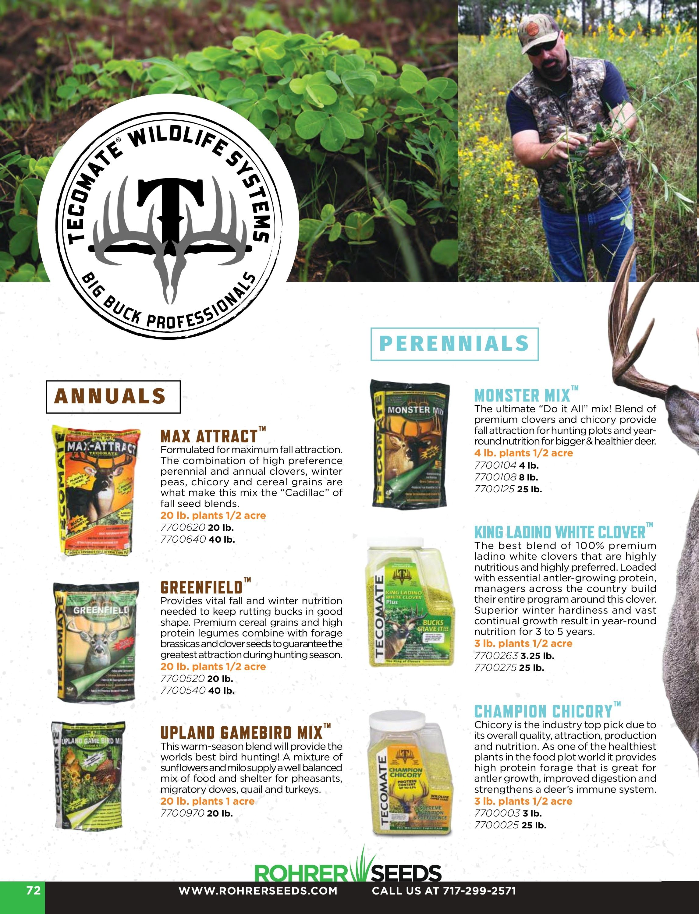 Rohrer Seeds Annual Seed Catalog Weekly Ad January 1 - December 31, 2026