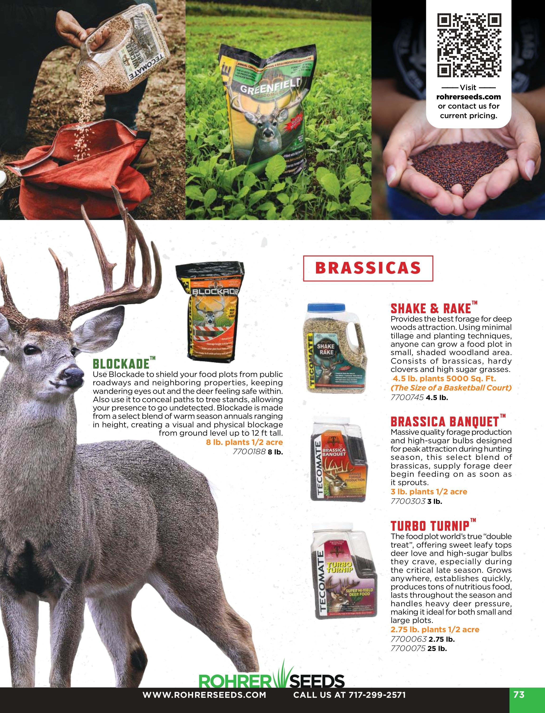 Rohrer Seeds Annual Seed Catalog Weekly Ad January 1 - December 31, 2026