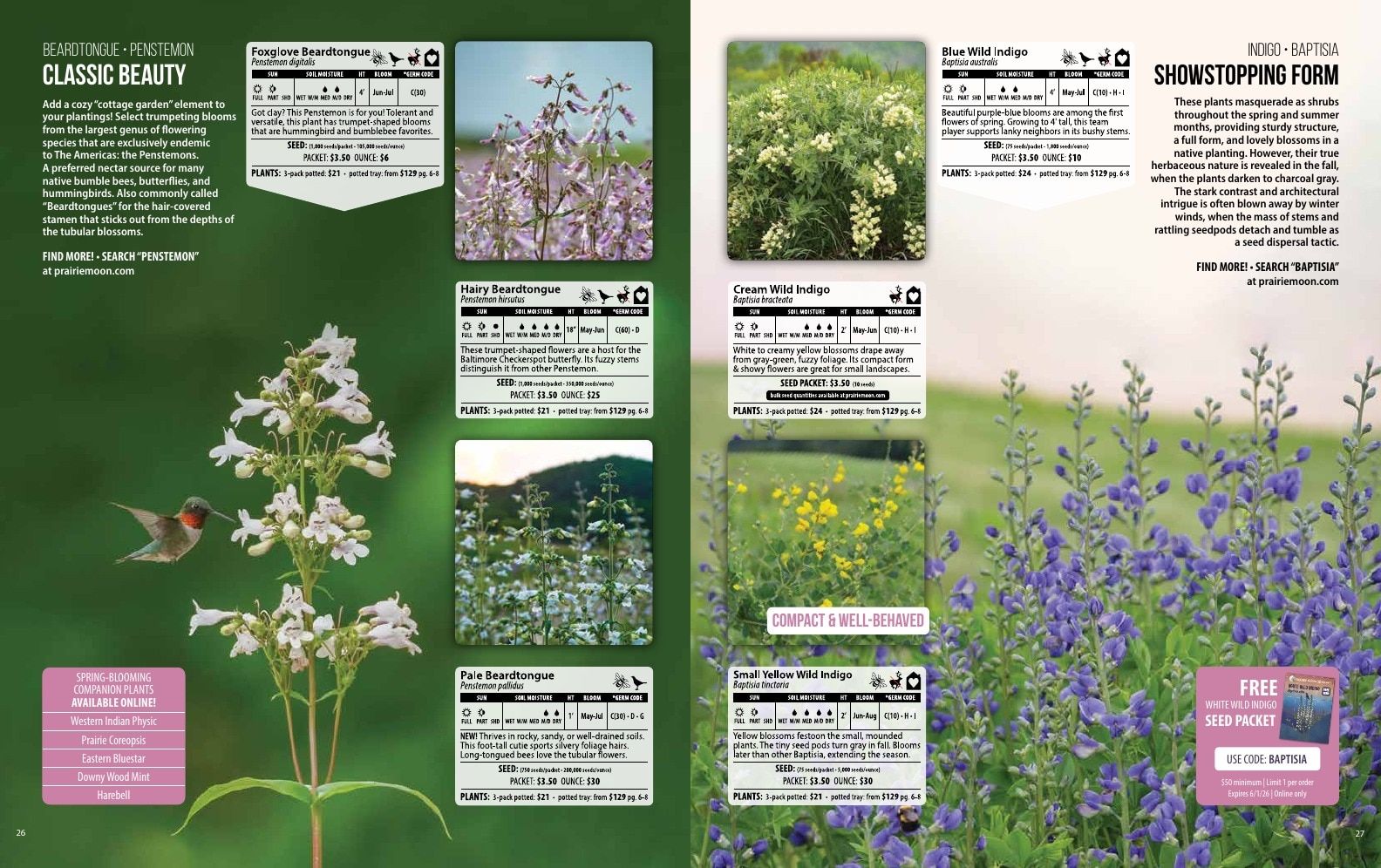 Prairie Moon Nursery Spring Catalog Weekly Ad January 1 - December 31, 2026