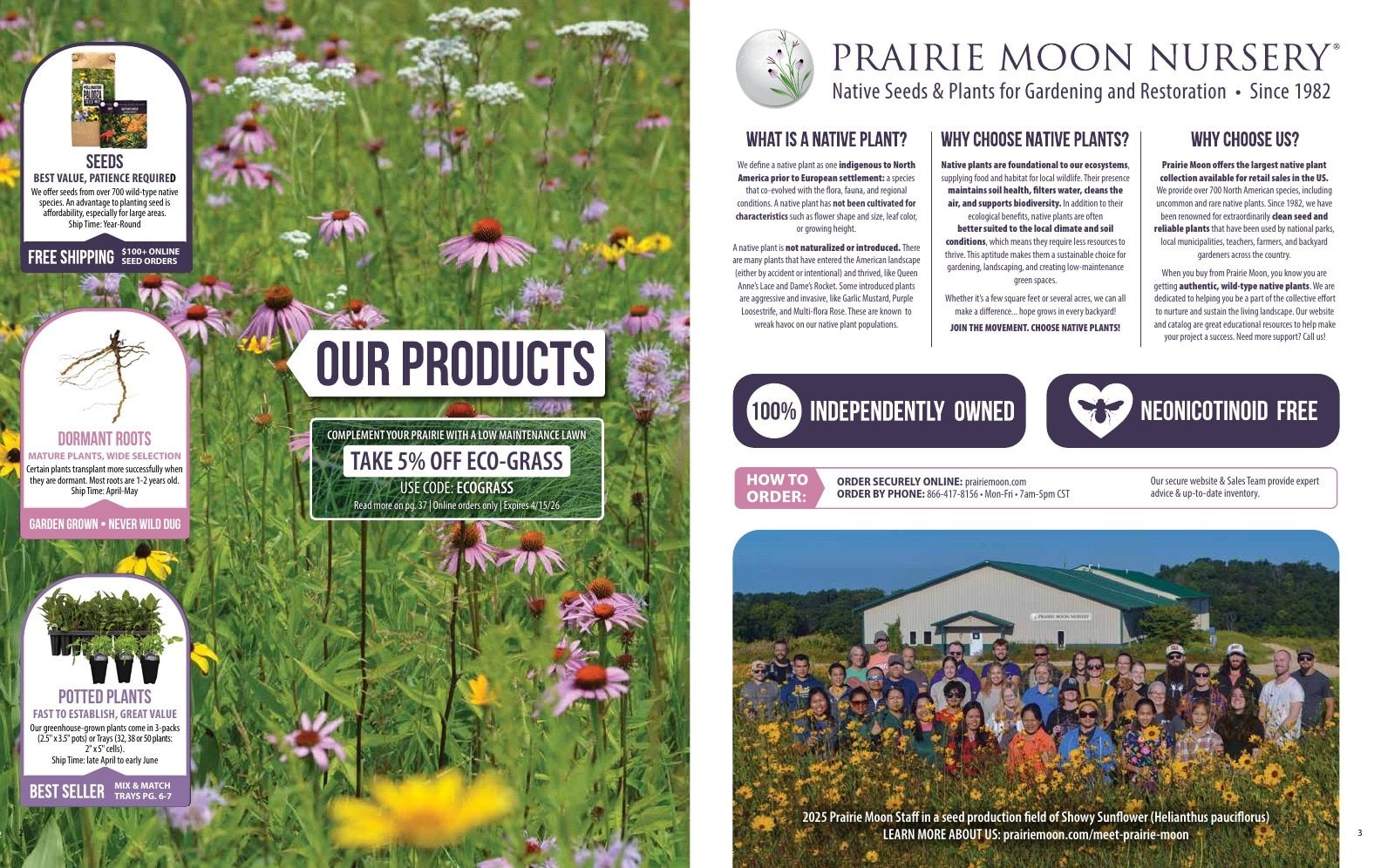 Prairie Moon Nursery Spring Catalog Weekly Ad January 1 - December 31, 2026