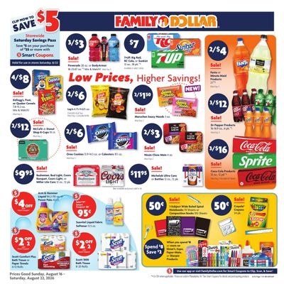 Family Dollar (VA) Weekly Ad August 16 - 22, 2026