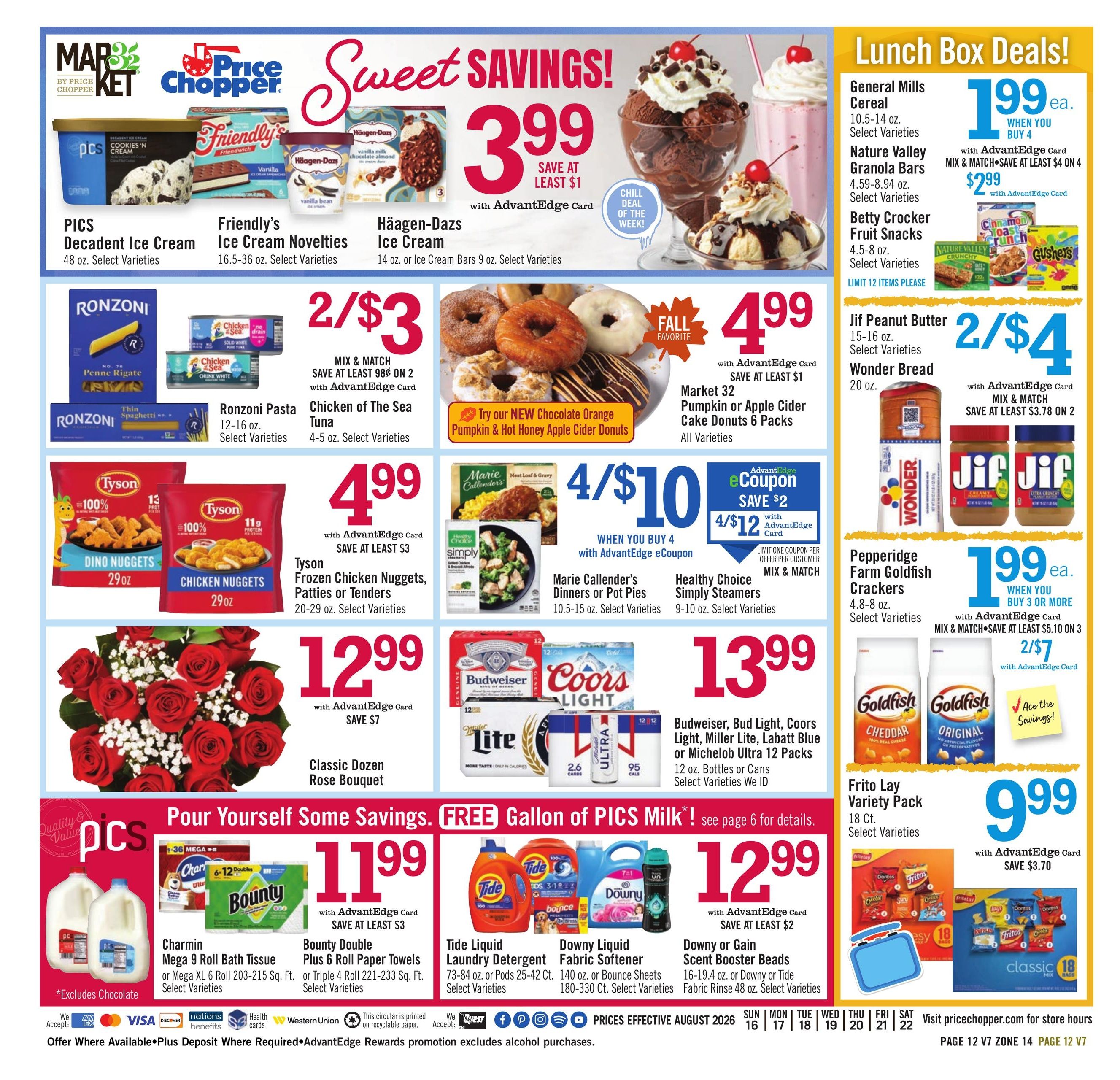Price Chopper (New Haven–Cromwell Area, CT–MA) Weekly Ad August 16 - 22, 2026