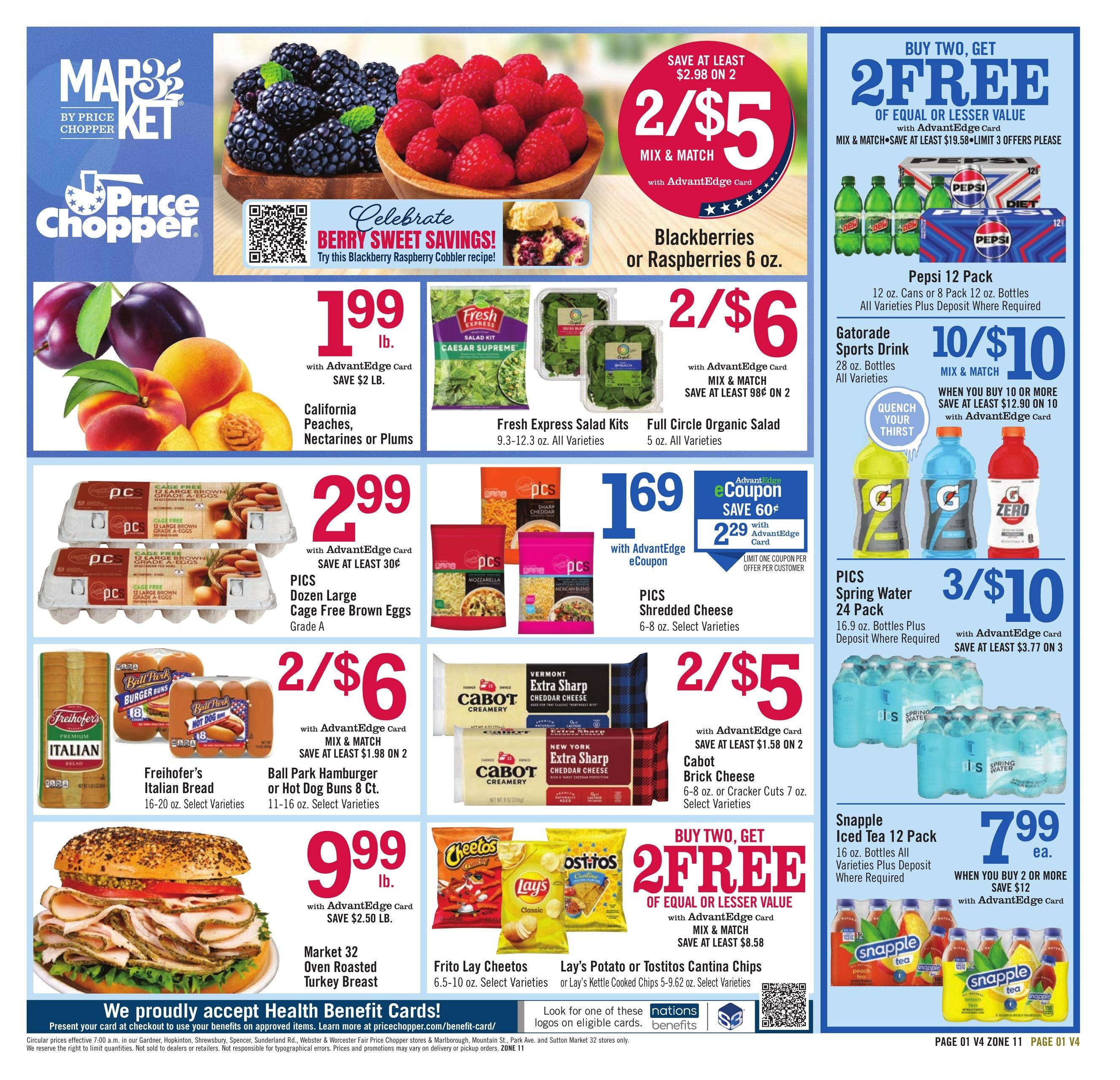 Price Chopper (Boston–Roxbury Area, MA–RI) Weekly Ad August 16 - 22, 2026