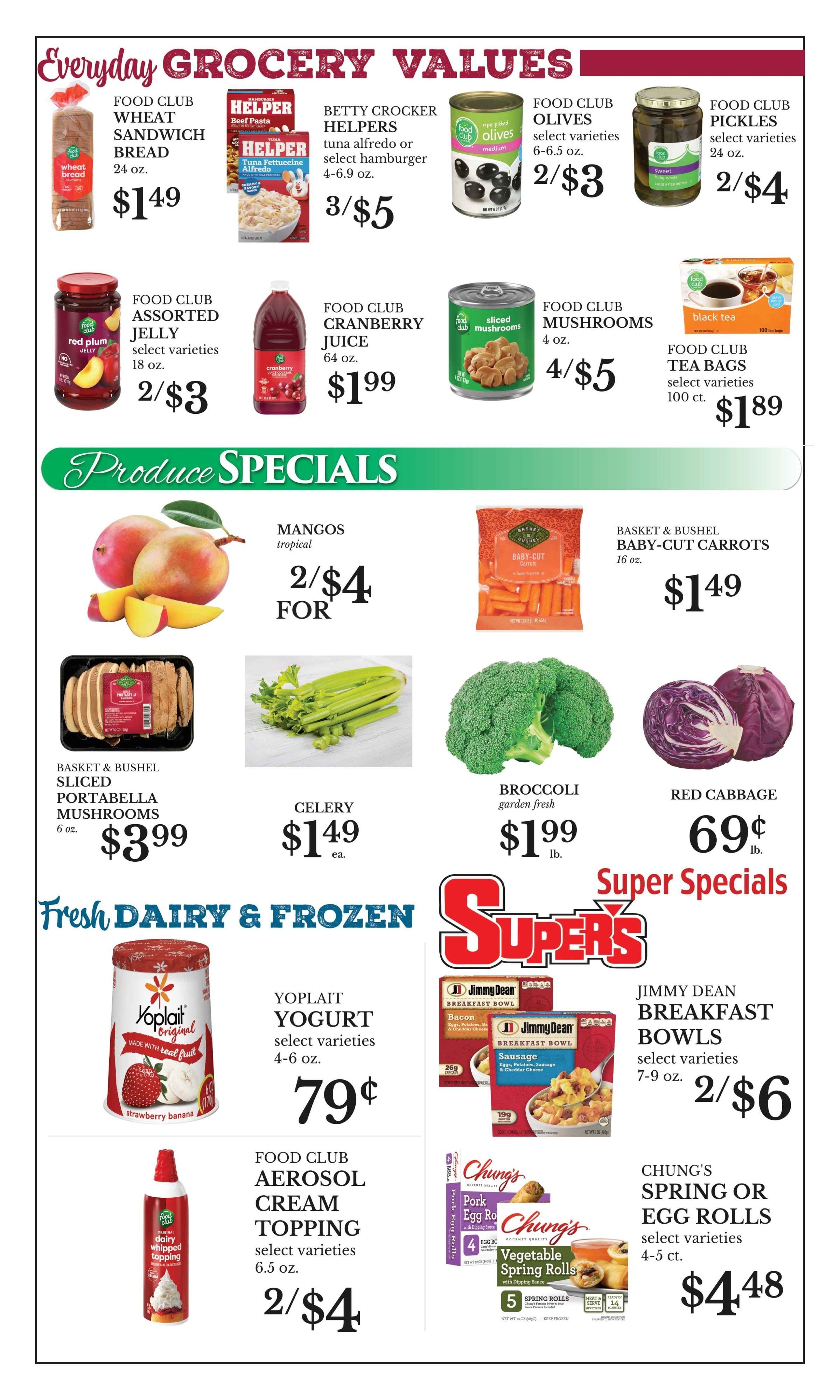 St. Francis Super's akronsuper@gmail.com. Weekly Ad August 13 - 19, 2026