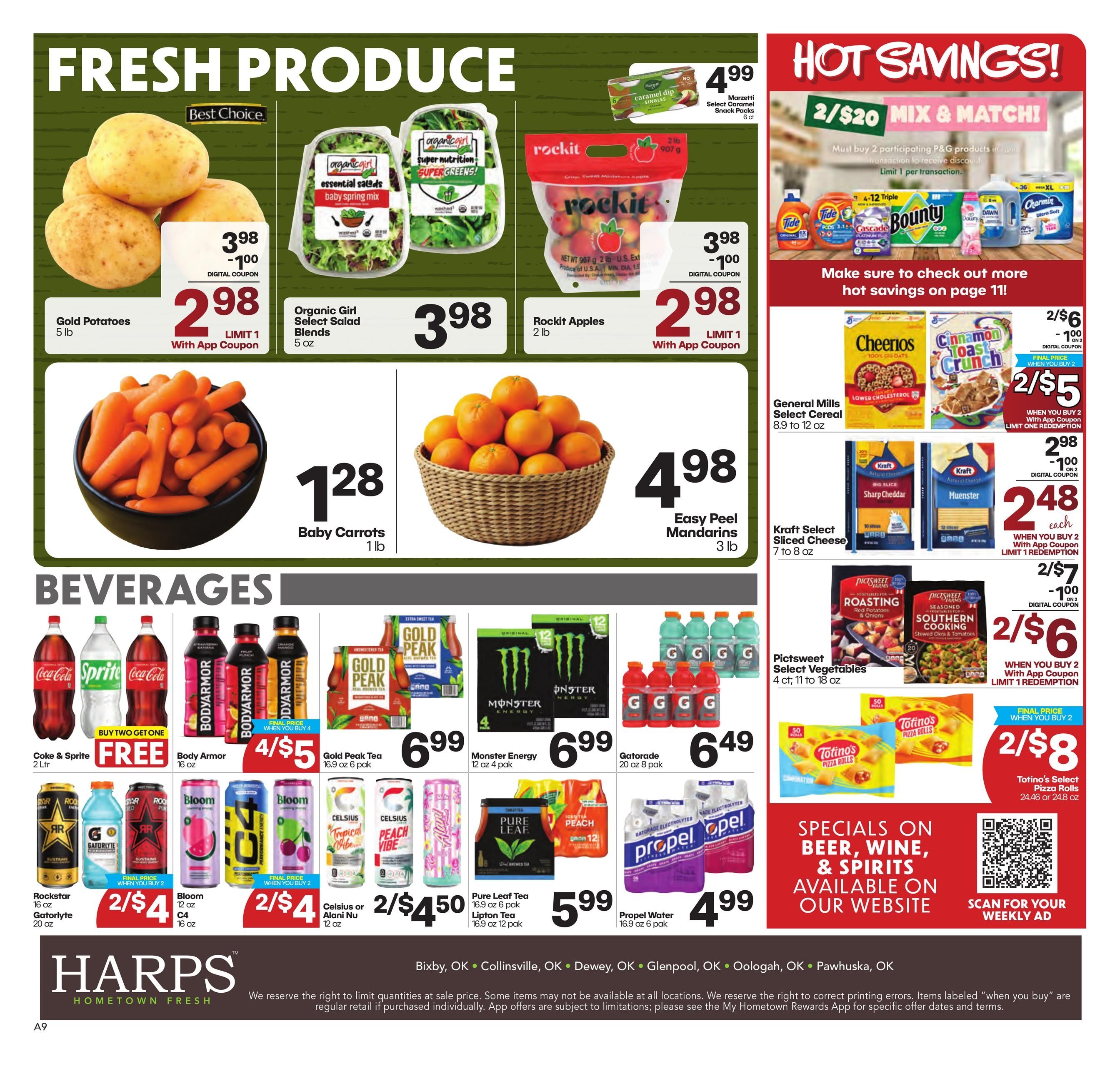 Harps Foods (Kaw City Area, OK) Weekly Ad August 12 - 18, 2026