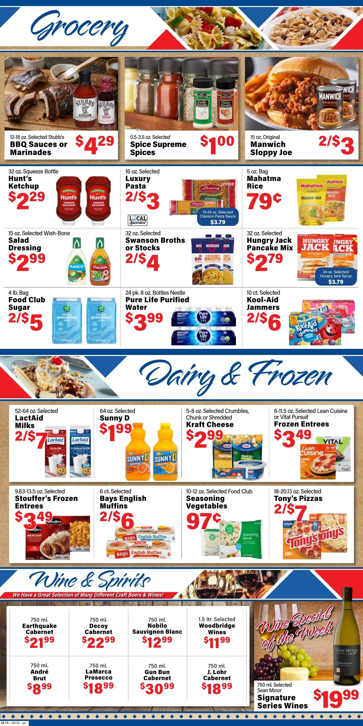 Bet-R Store Weekly Ad August 13 - 19, 2026