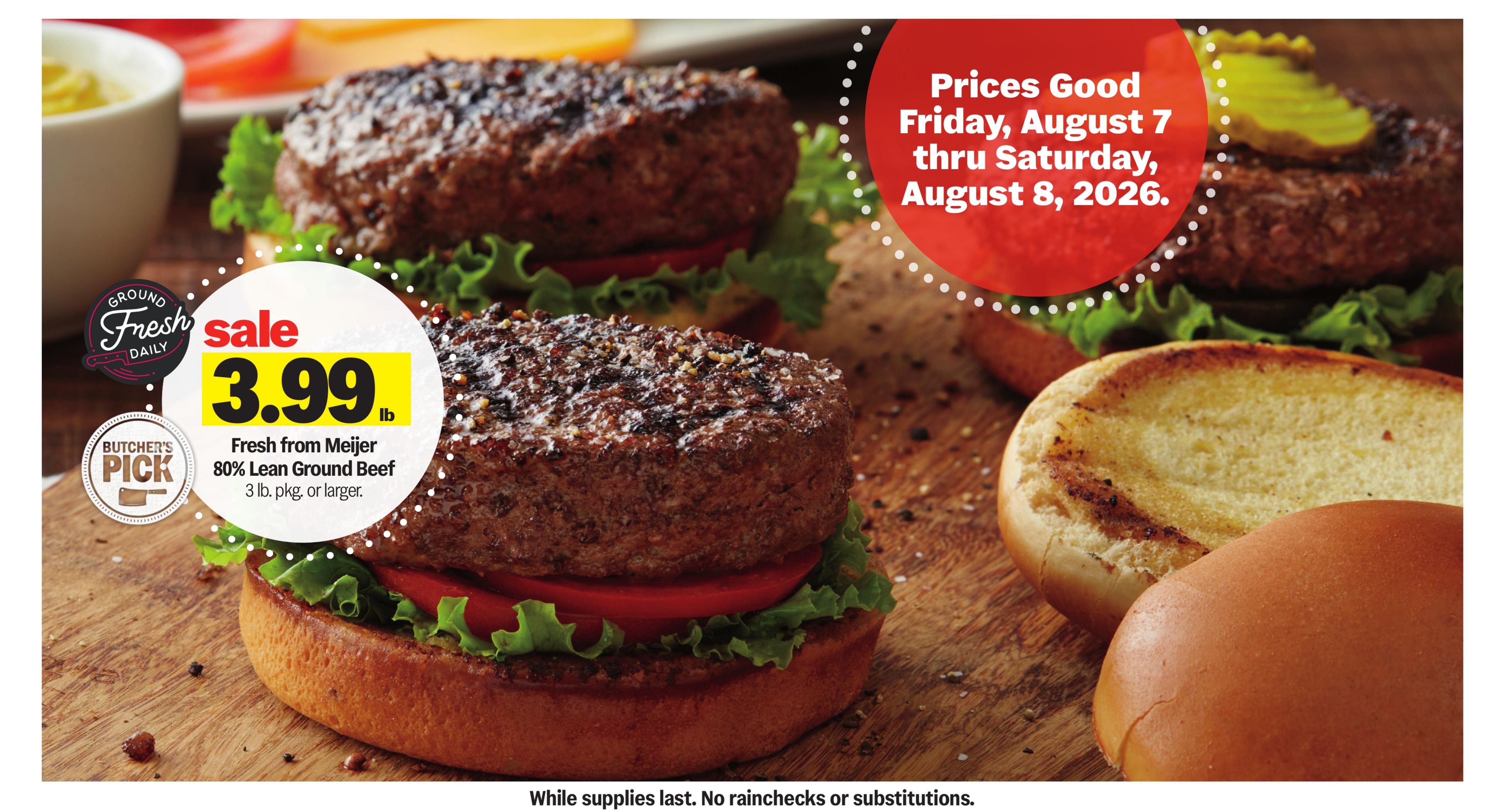 Meijer (Bagdad–Pleasureville Area, KY) Weekly Ad August 12 - 18, 2026
