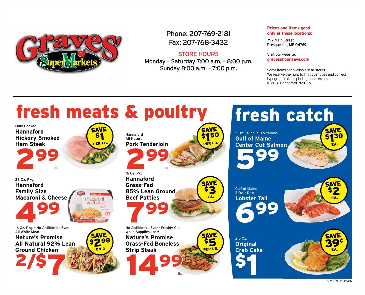 Graves' Shop 'n Save Weekly Ad August 16 - 22, 2026