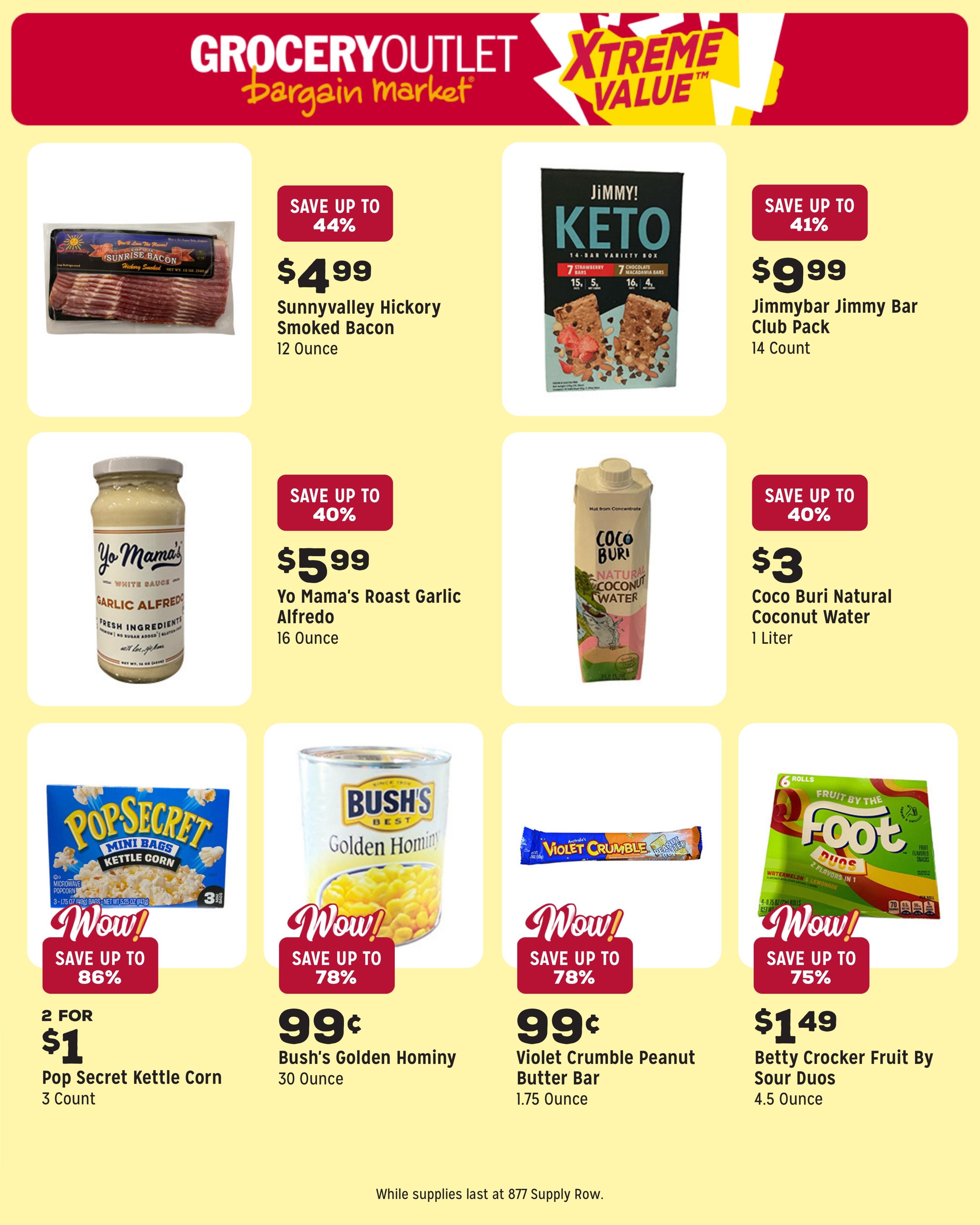 Grocery Outlet (Tupman Area, CA) Weekly Ad August 12 - 18, 2026